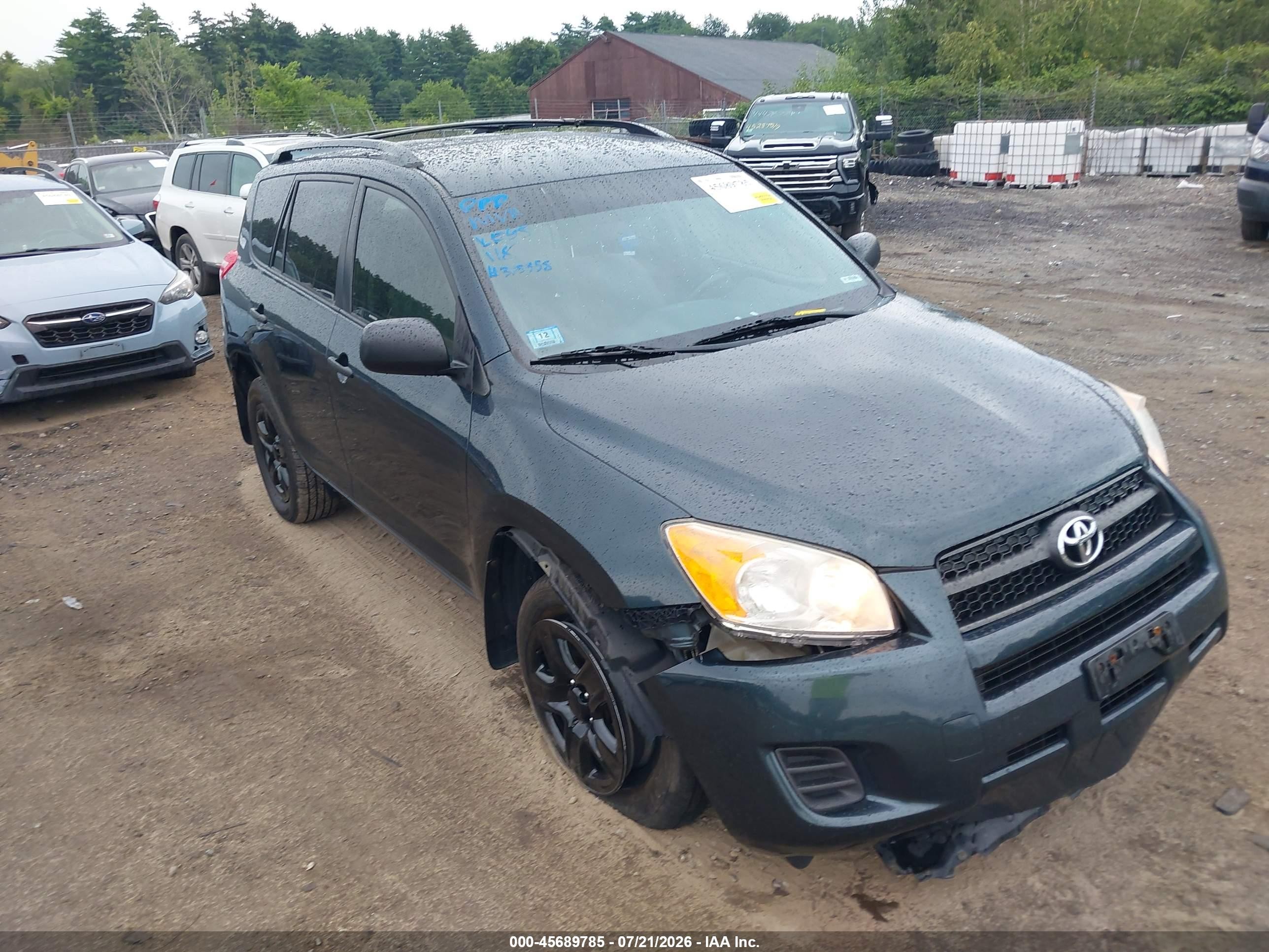 2012 Toyota Rav4   Green vin: 2T3JF4DVXCW181320
