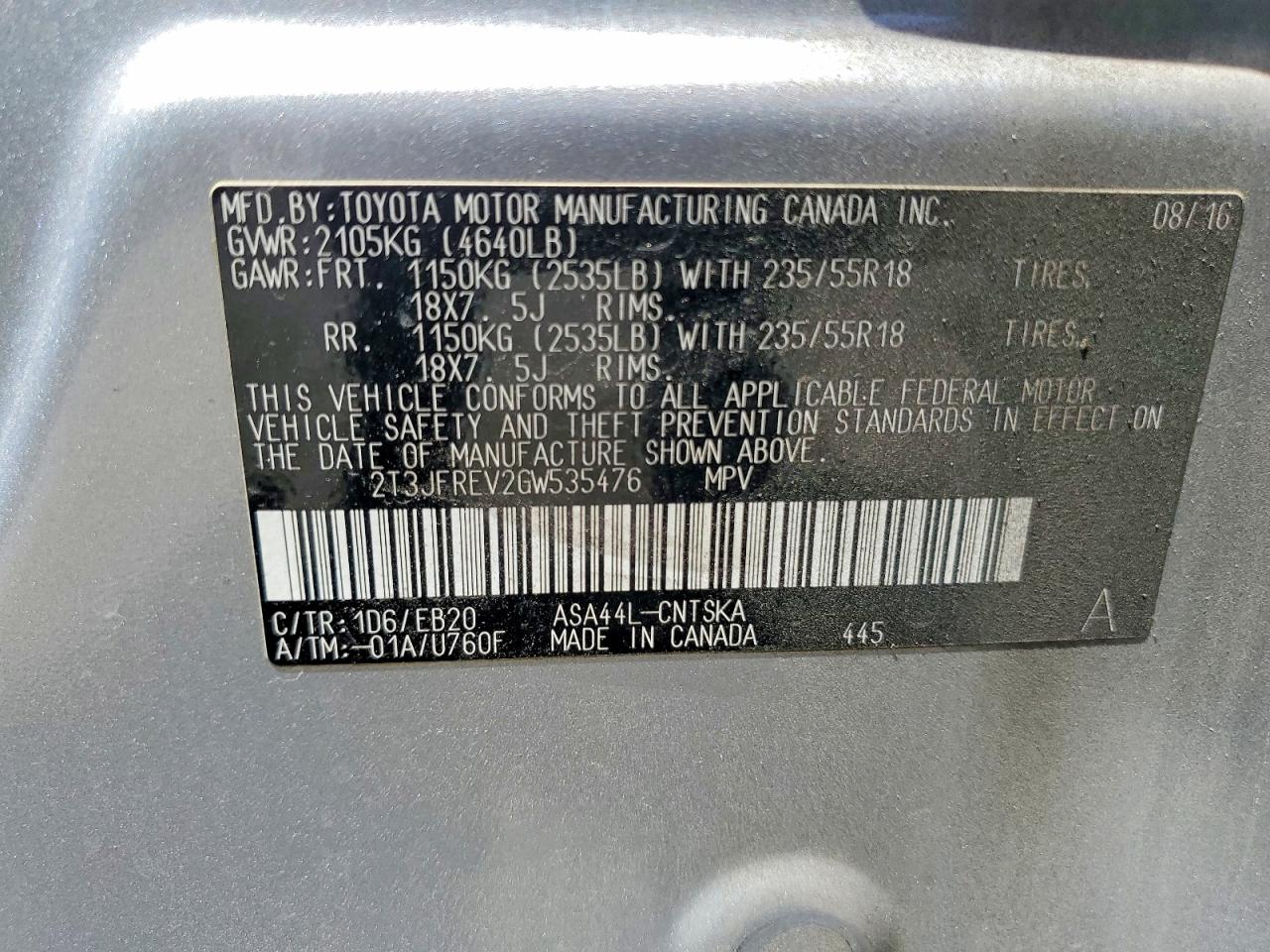 2016 Toyota Rav4 Se Silver vin: 2T3JFREV2GW535476