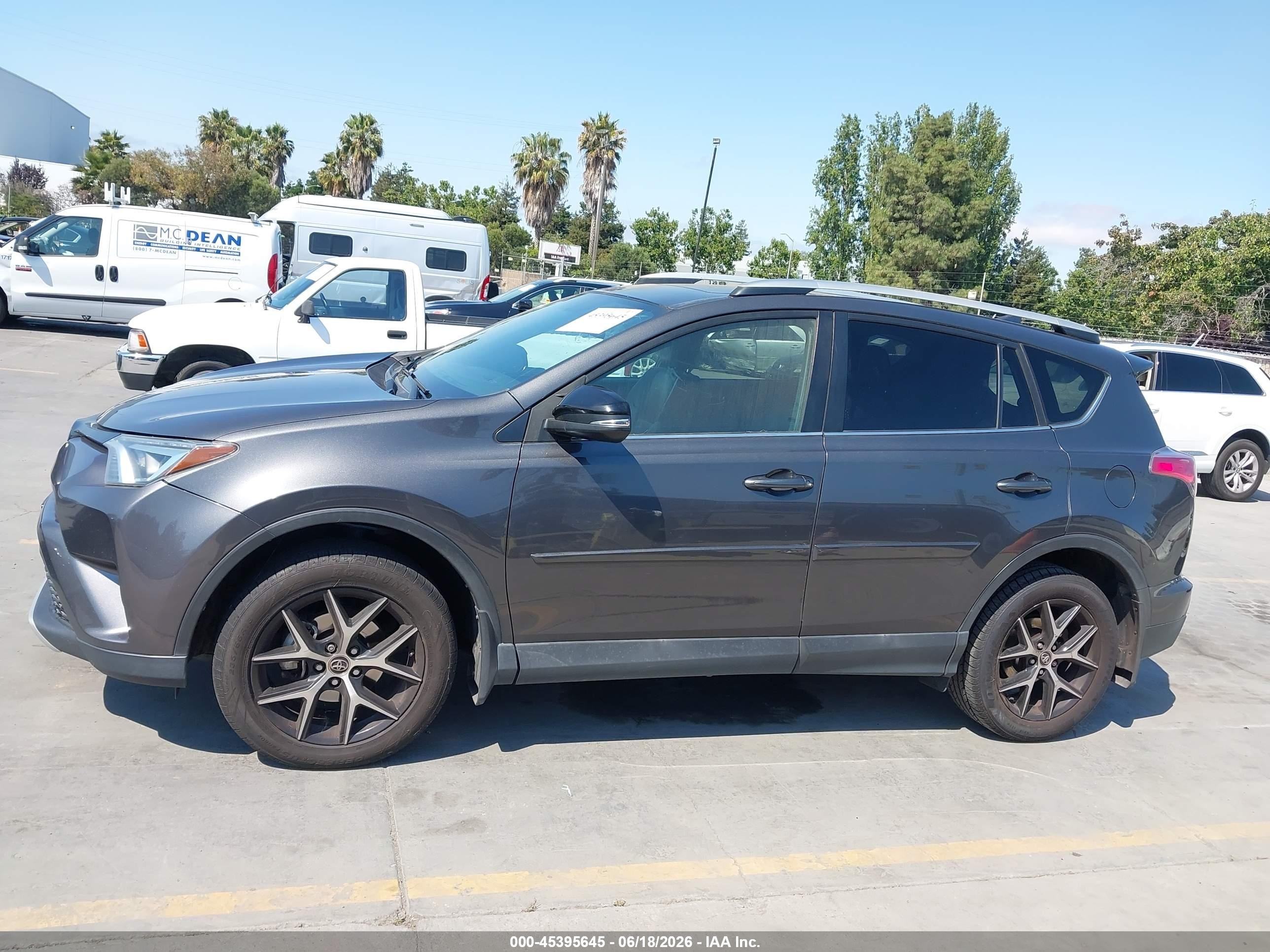 2016 Toyota Rav4 Se Gray vin: 2T3JFREV6GW456442