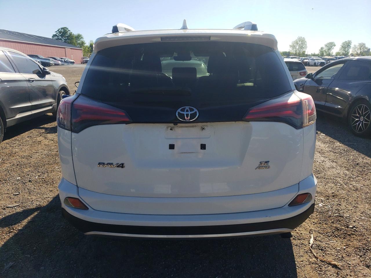 2016 Toyota Rav4 Se White vin: 2T3JFREV8GW516849