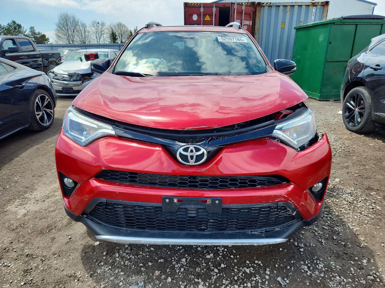 2016 Toyota Rav4 Se Красный vin: 2T3JFREVXGW481375