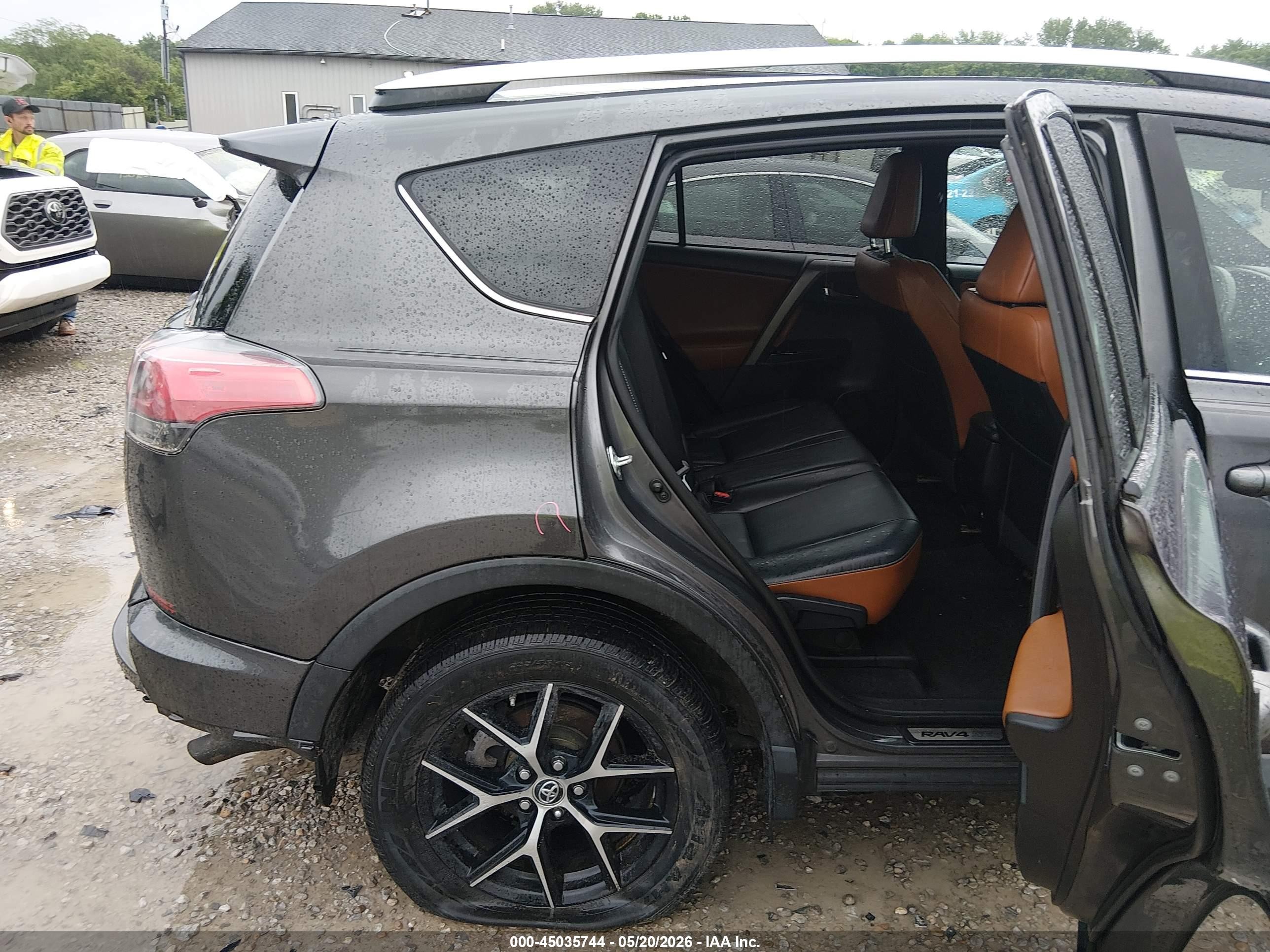 2016 Toyota Rav4 Se Gray vin: 2T3JFREVXGW529019