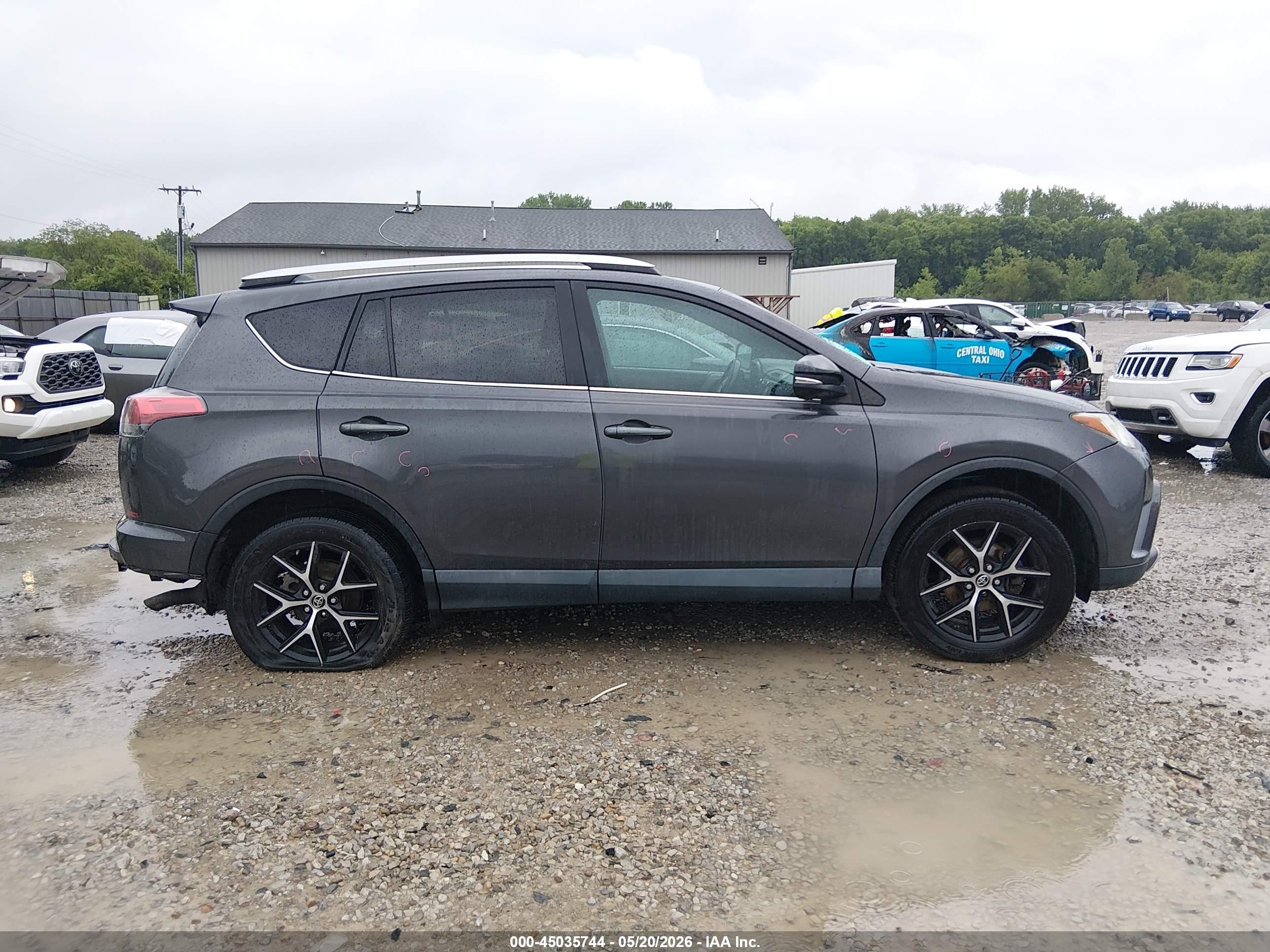 2016 Toyota Rav4 Se Gray vin: 2T3JFREVXGW529019