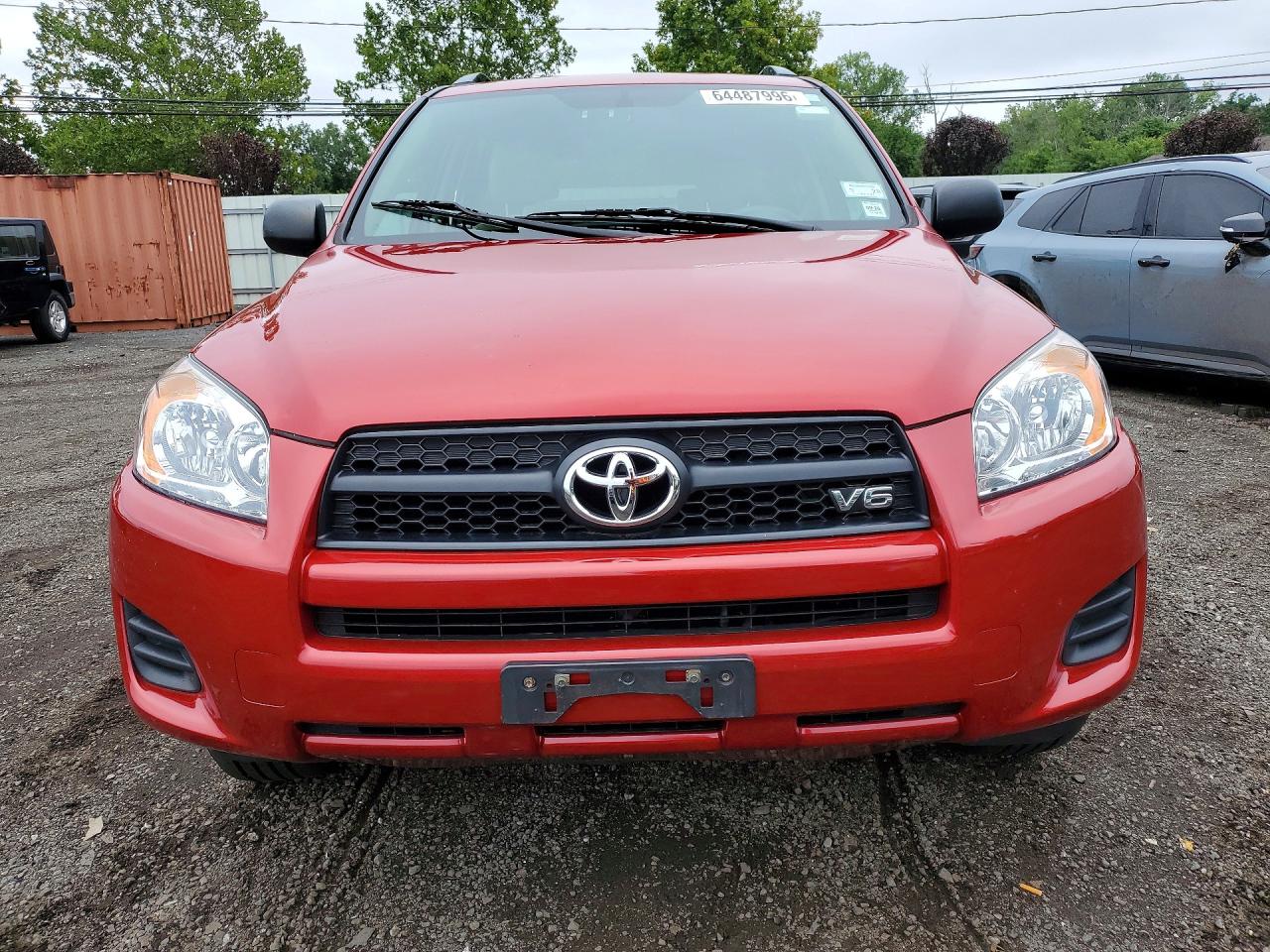 2010 Toyota Rav4 Base Red vin: 2T3JK4DV3AW025192