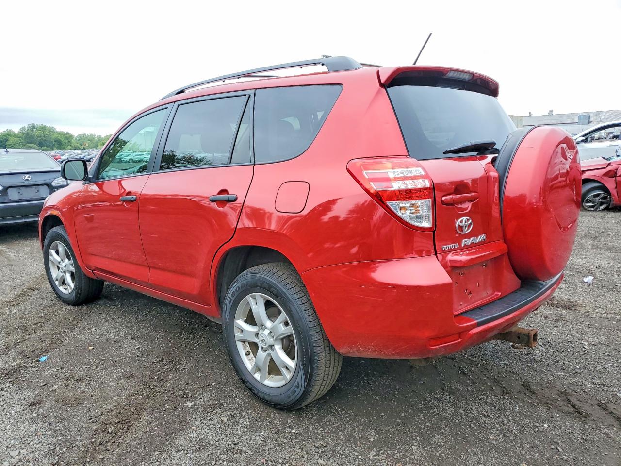2010 Toyota Rav4 Base Red vin: 2T3JK4DV3AW025192
