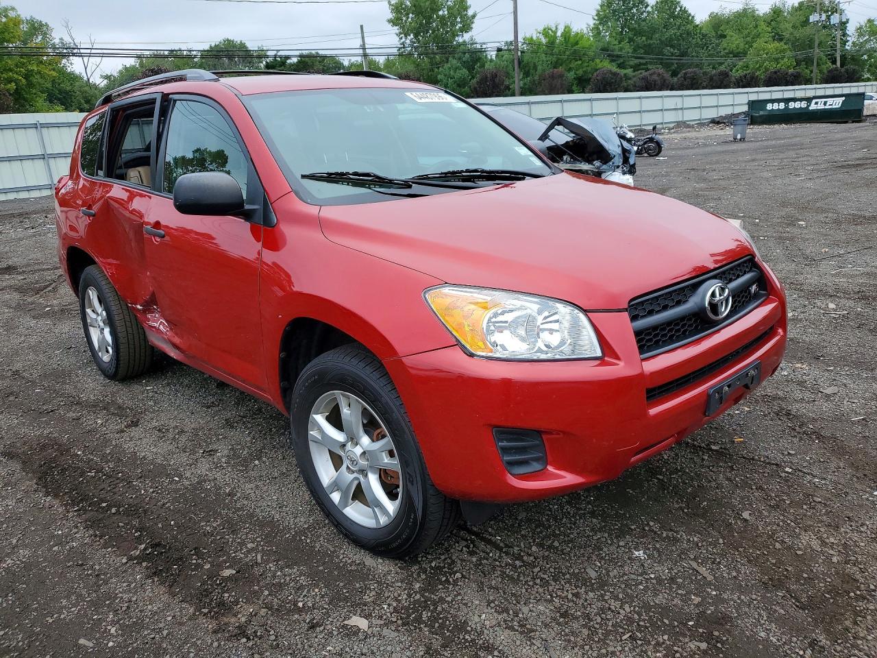 2010 Toyota Rav4 Base Red vin: 2T3JK4DV3AW025192