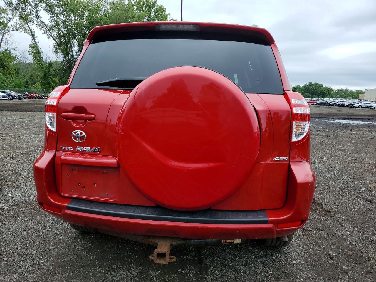 2010 Toyota Rav4 Base Red vin: 2T3JK4DV3AW025192