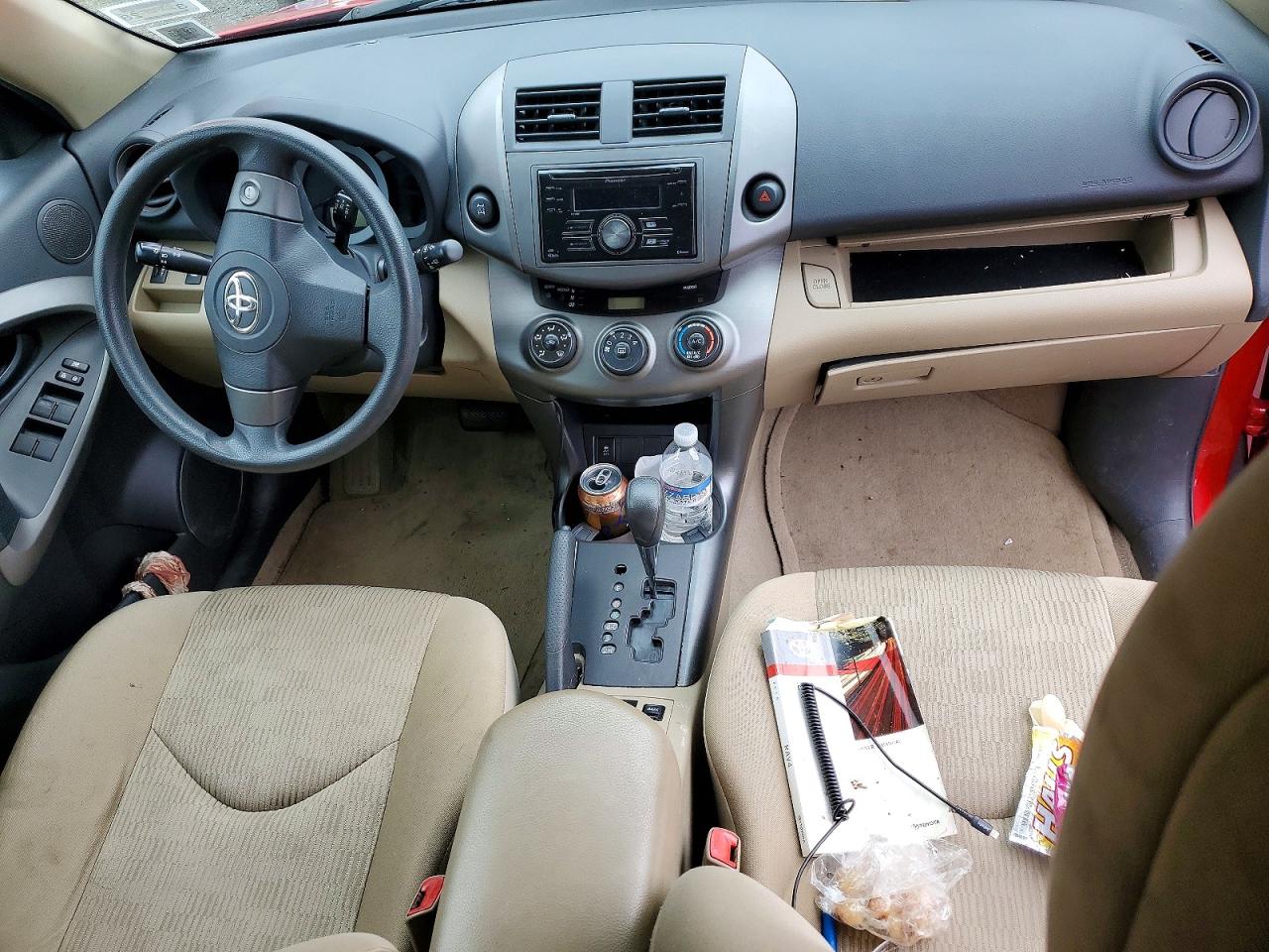 2010 Toyota Rav4 Base Red vin: 2T3JK4DV3AW025192