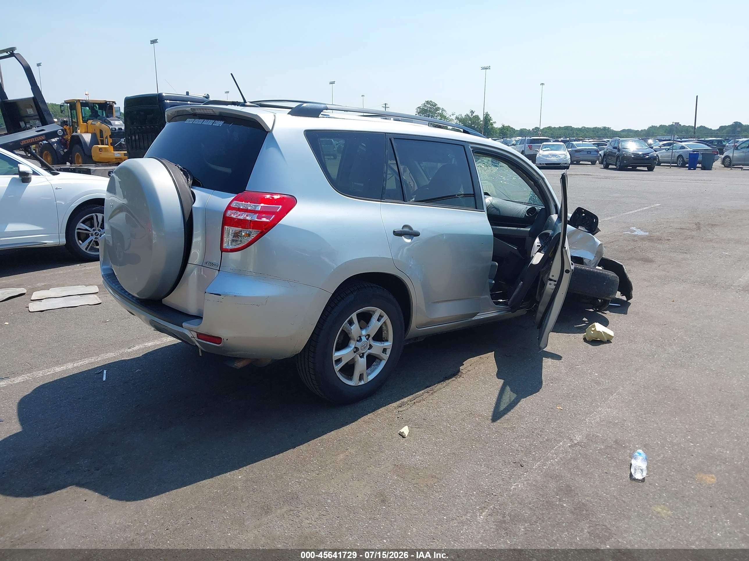 2010 Toyota Rav4 Base V6 Серебряный vin: 2T3JK4DV9AW016853