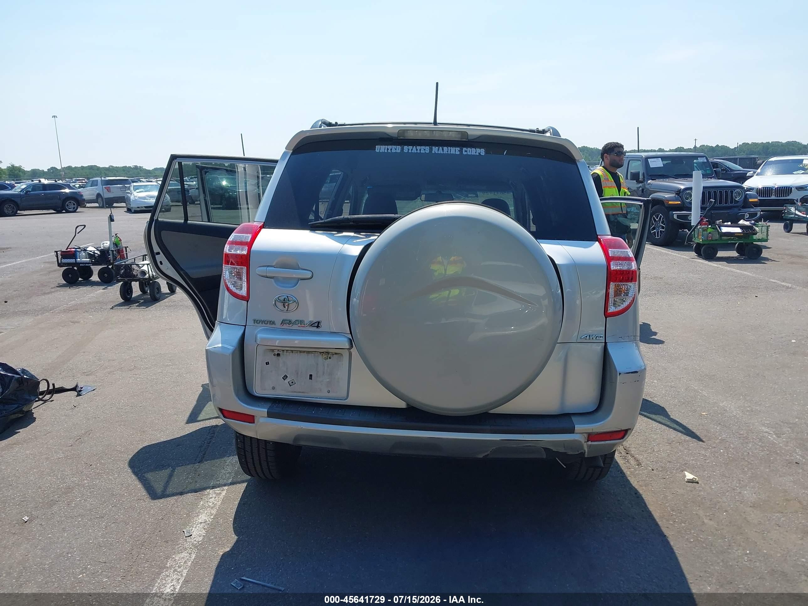 2010 Toyota Rav4 Base V6 Серебряный vin: 2T3JK4DV9AW016853
