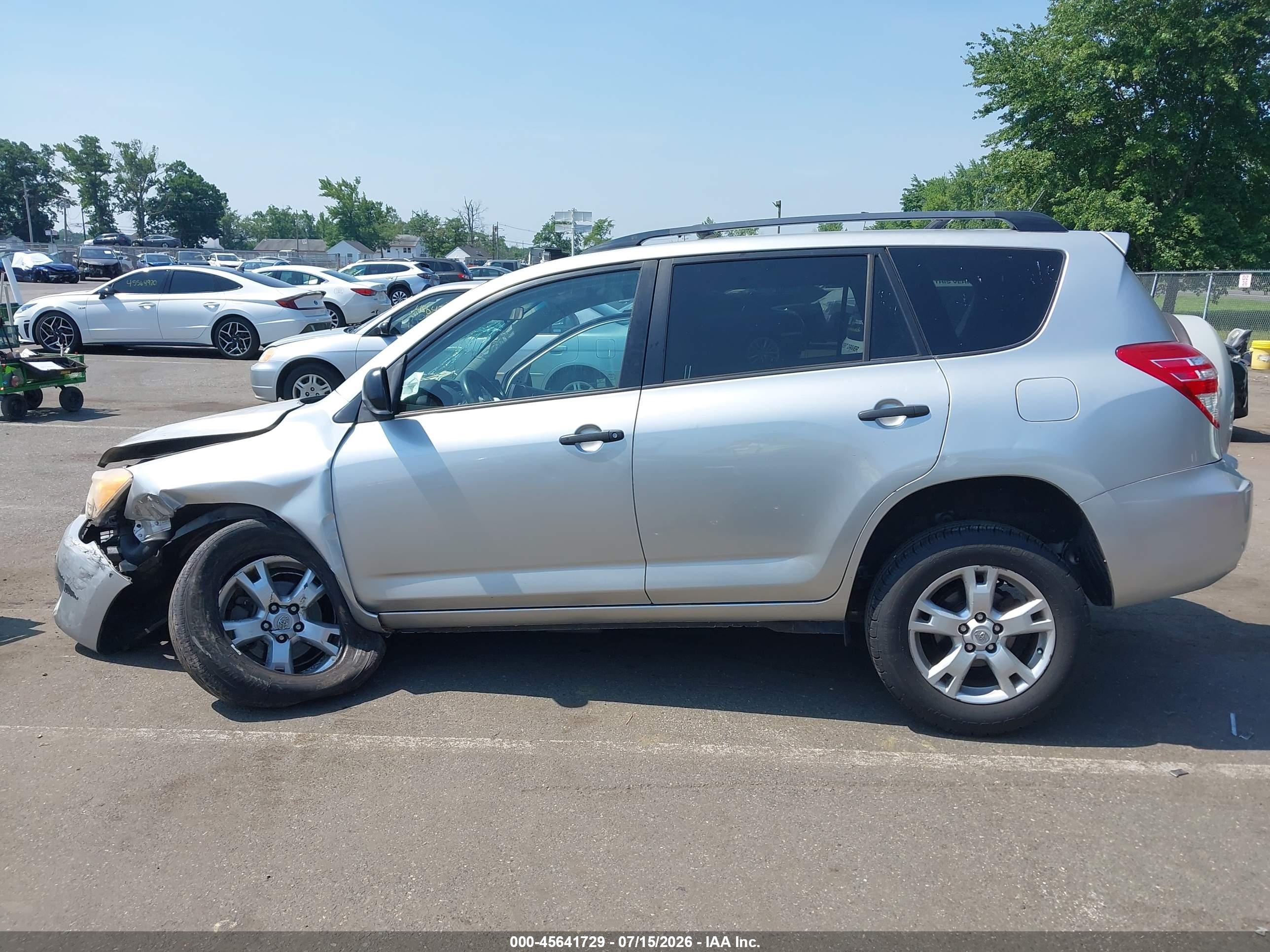 2010 Toyota Rav4 Base V6 Серебряный vin: 2T3JK4DV9AW016853