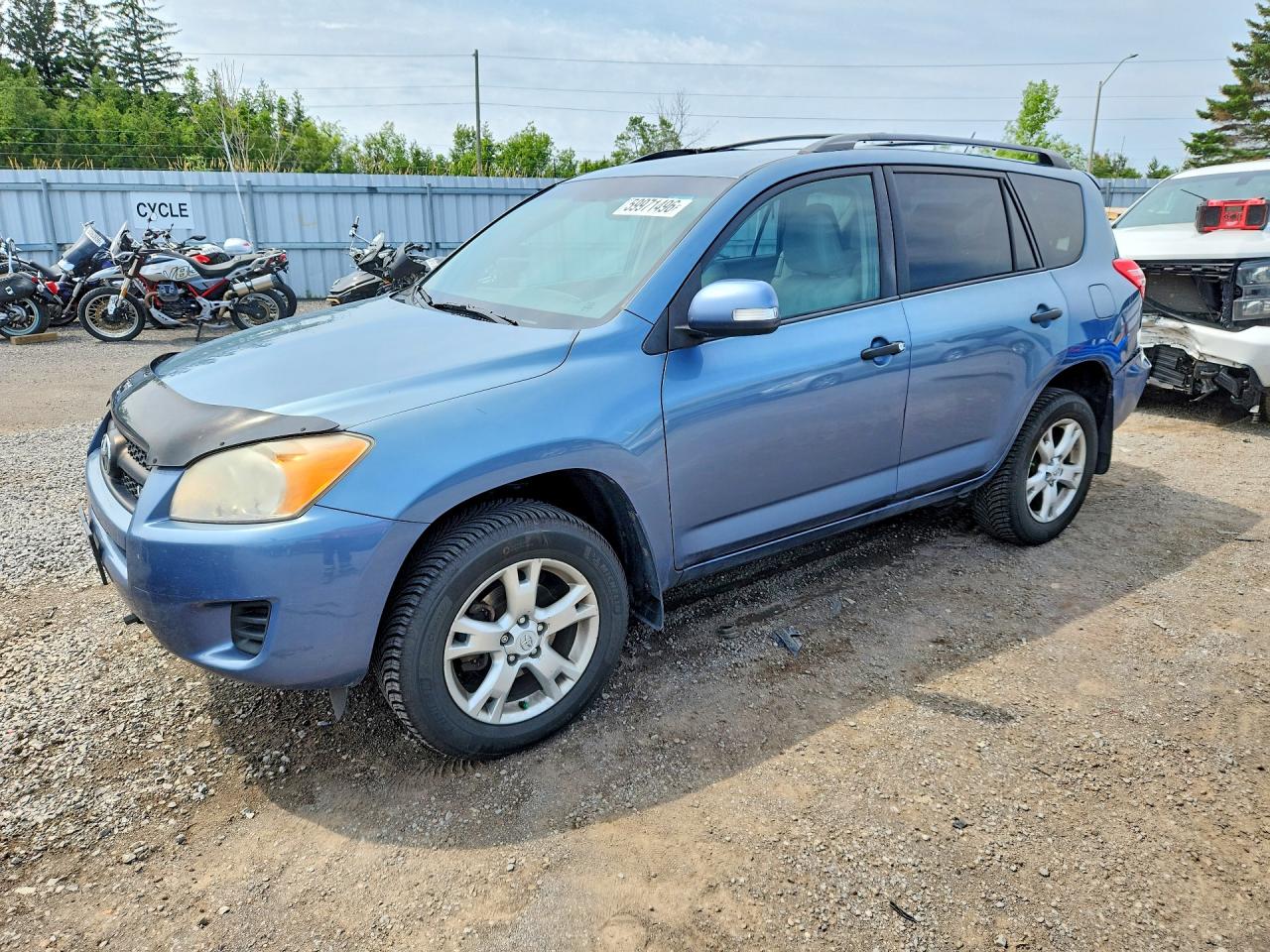 2012 Toyota Rav4 Base Blue vin: 2T3JK4DV9CW076893