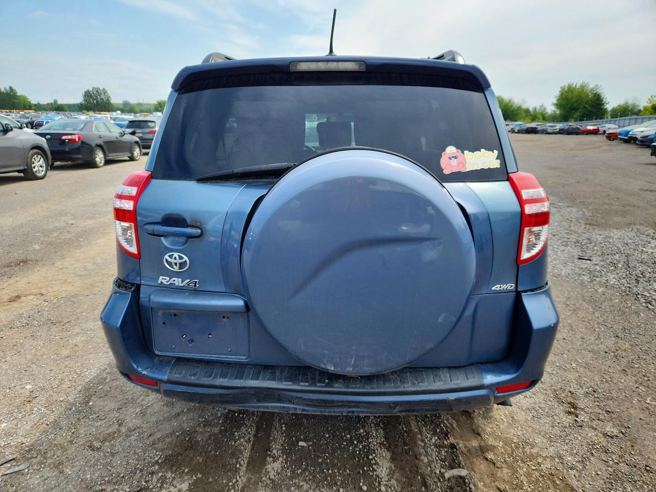 2012 Toyota Rav4 Base Синий vin: 2T3JK4DV9CW076893