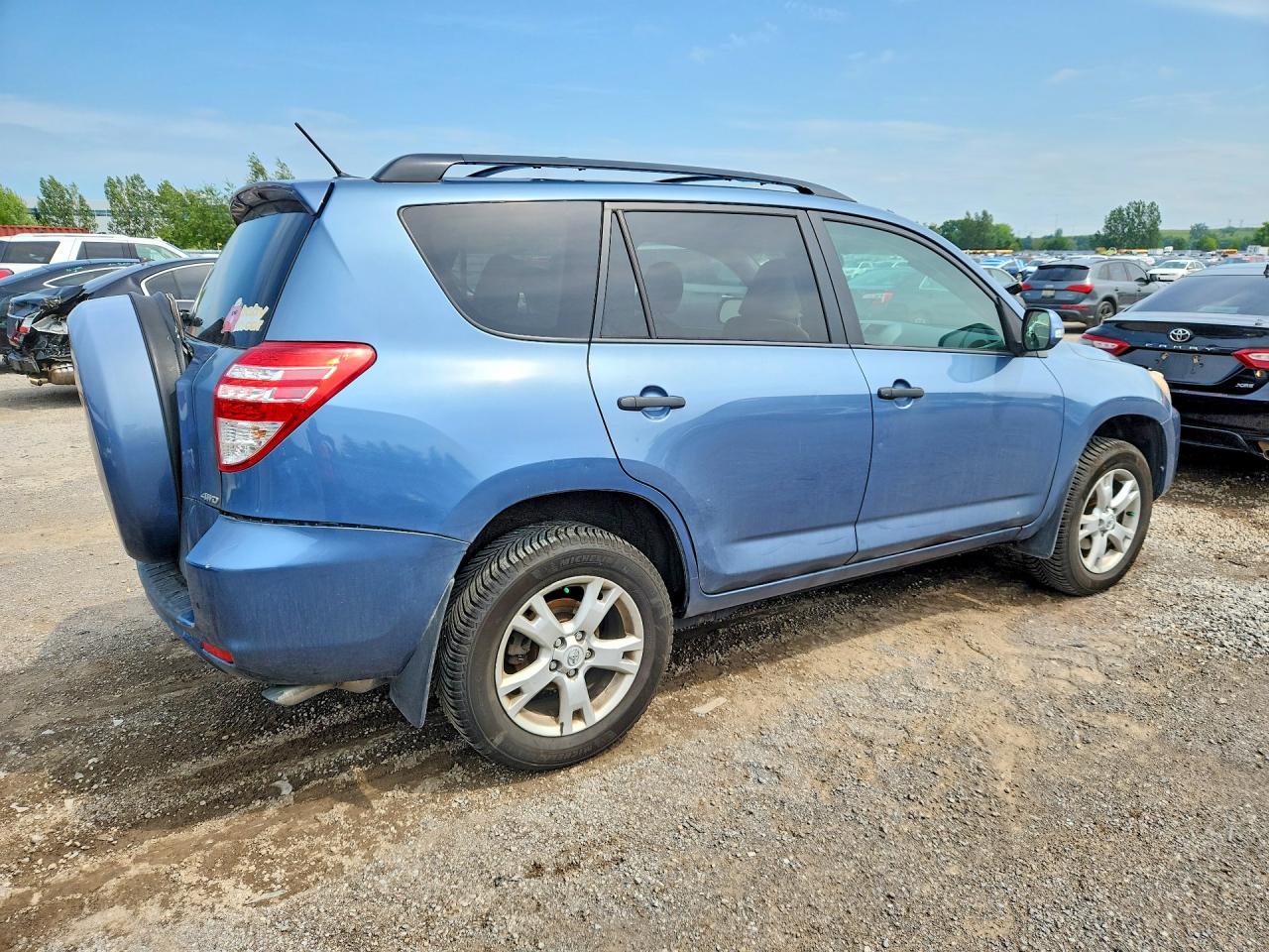 2012 Toyota Rav4 Base Синий vin: 2T3JK4DV9CW076893