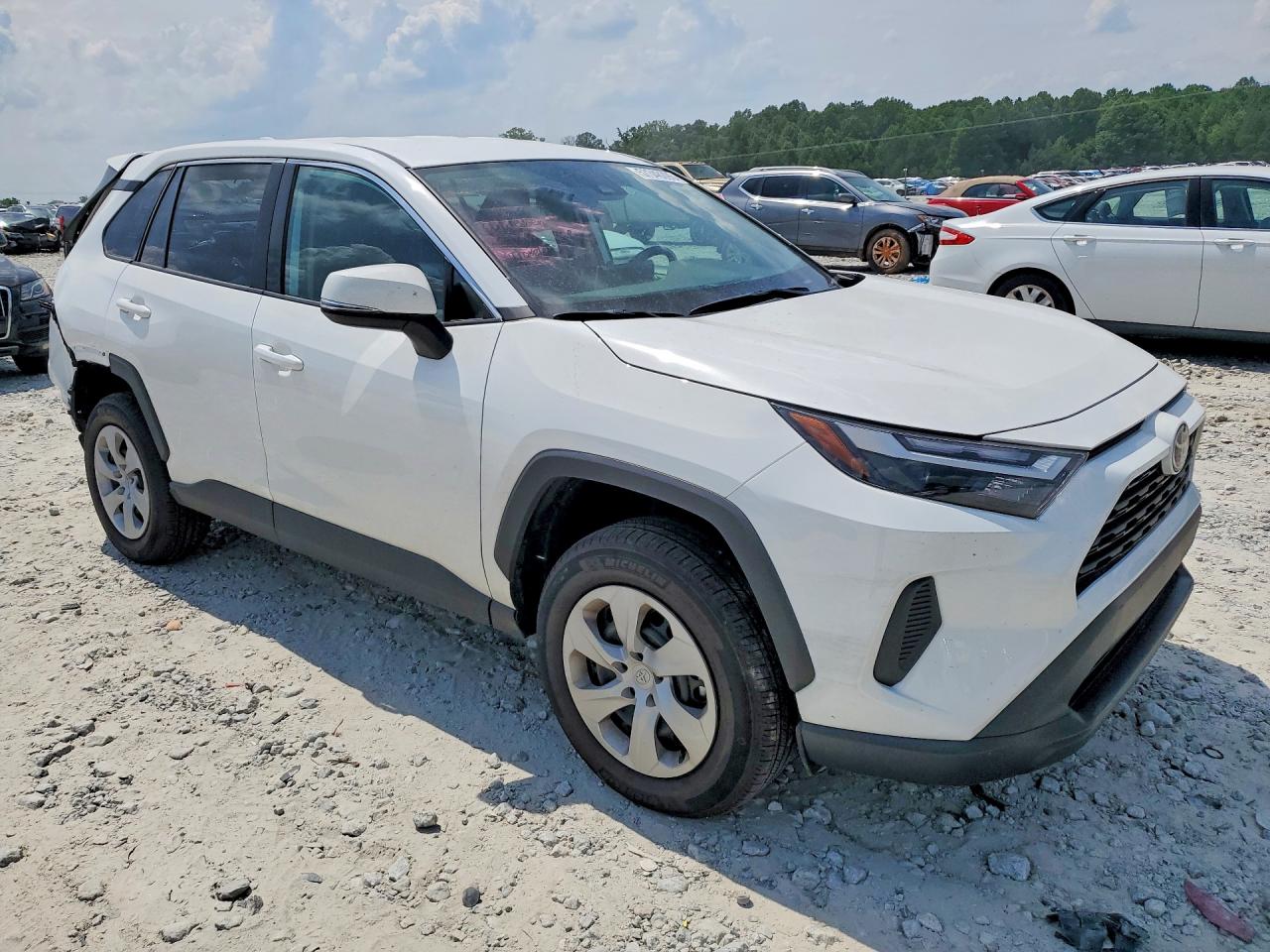 2025 Toyota Rav4 Le White vin: 2T3K1RFV7SW416462