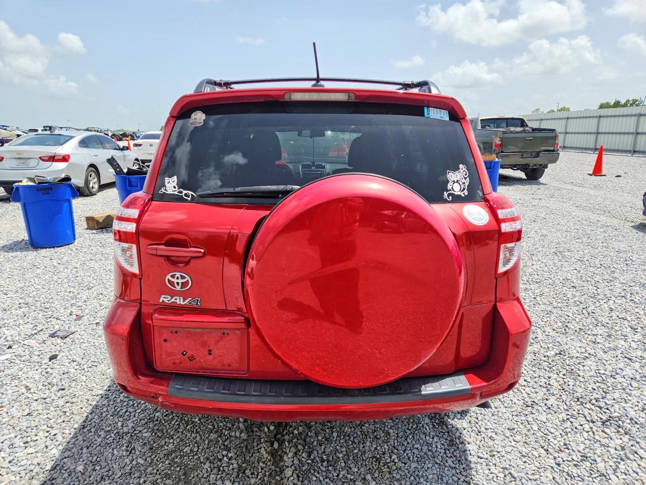 2012 Toyota Rav4 Base Red vin: 2T3KF4DV1CW133337