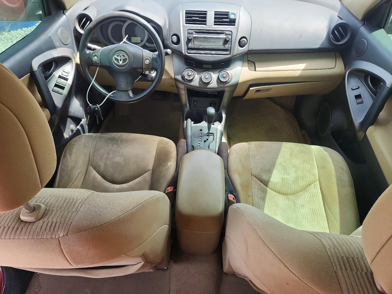 2012 Toyota Rav4 Base Red vin: 2T3KF4DV1CW133337