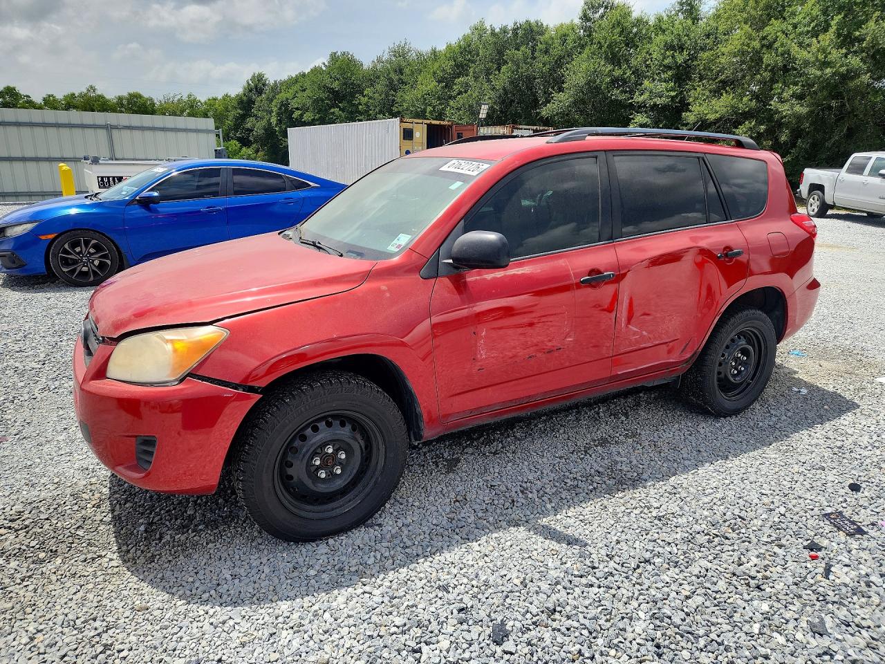 2012 Toyota Rav4 Base Красный vin: 2T3KF4DV1CW133337