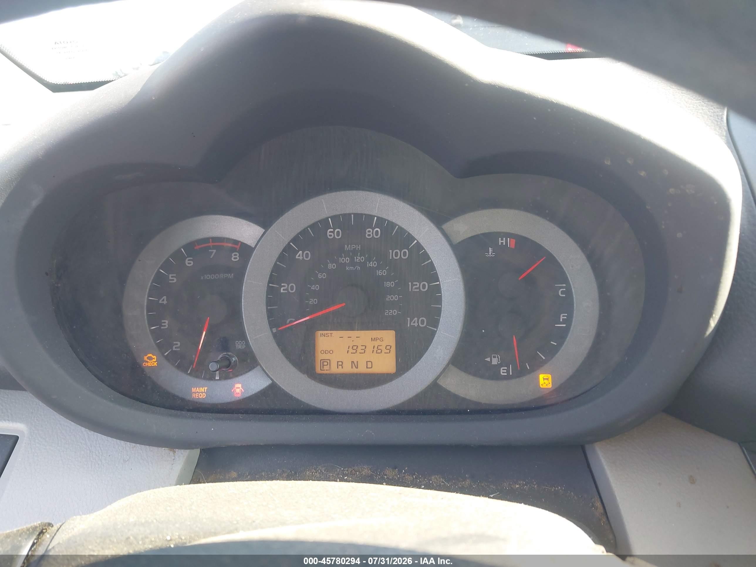 2010 Toyota Rav4   Red vin: 2T3KF4DV4AW035710