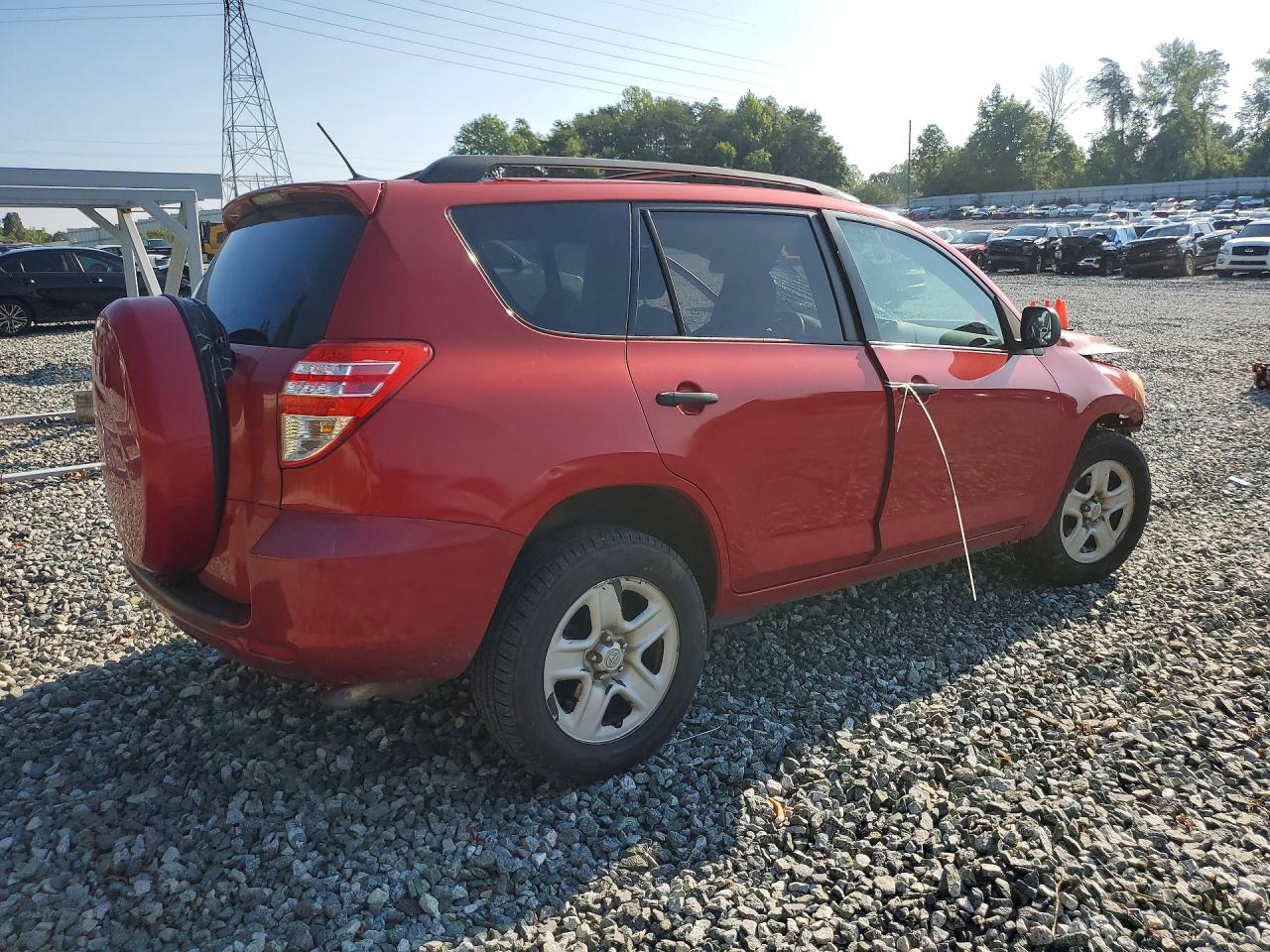 2011 Toyota Rav4 Base Red vin: 2T3KF4DV4BW069146