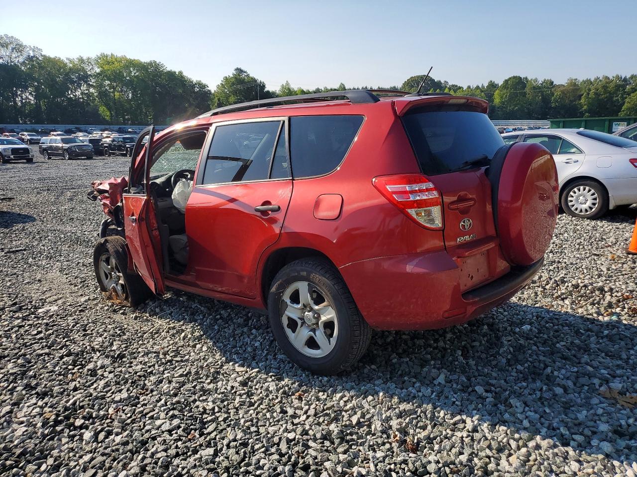 2011 Toyota Rav4 Base Red vin: 2T3KF4DV4BW069146