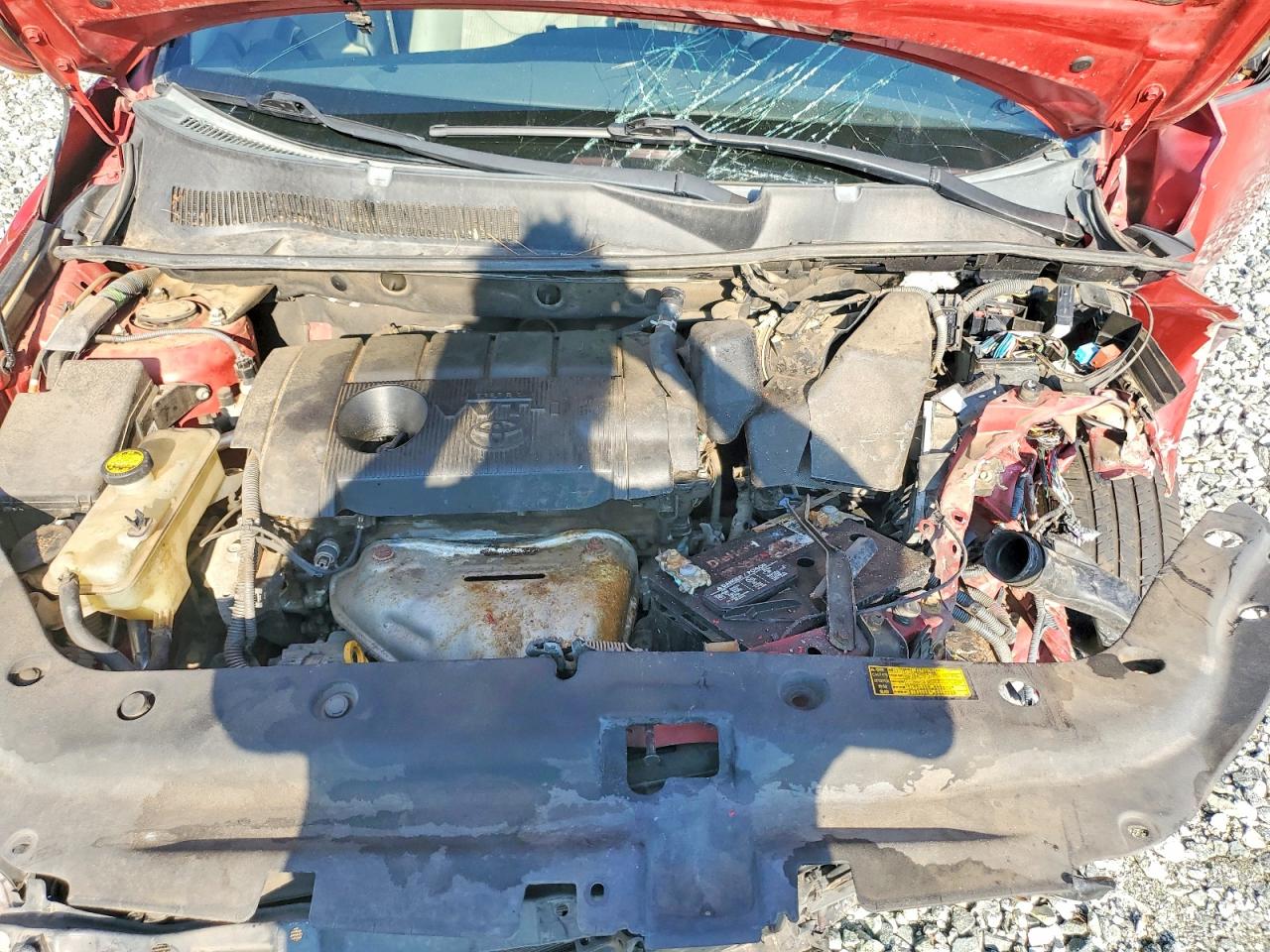 2011 Toyota Rav4 Base Red vin: 2T3KF4DV4BW069146