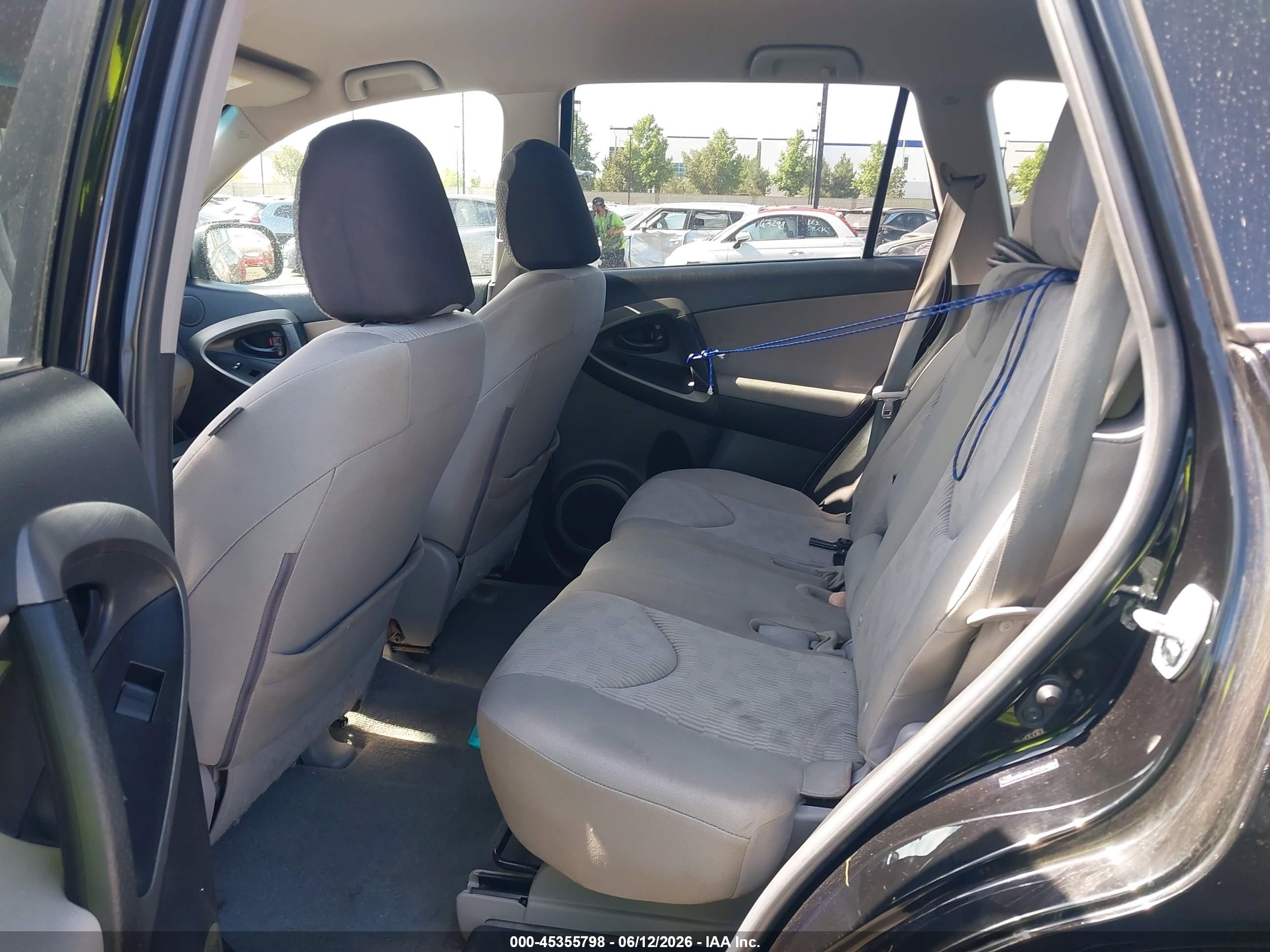 2012 Toyota Rav4   Black vin: 2T3KF4DV4CW116774