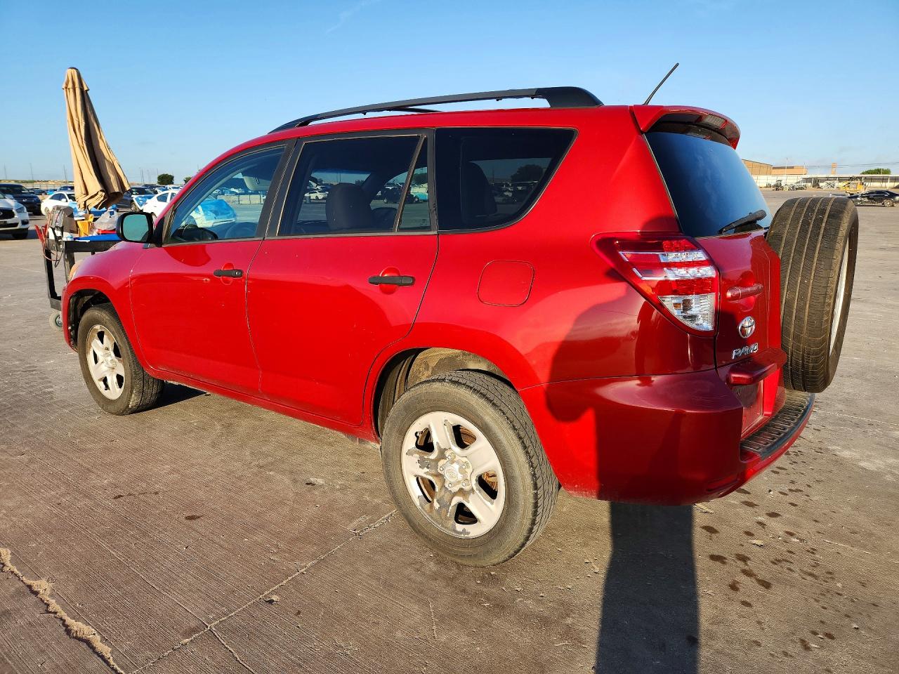 2012 Toyota Rav4 Base Red vin: 2T3KF4DV5CW147385