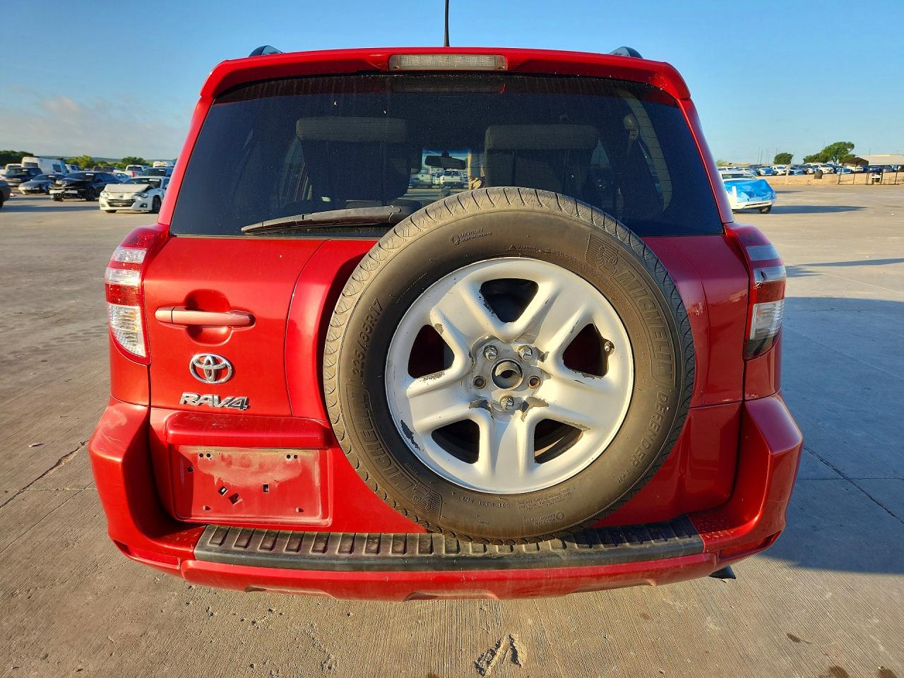 2012 Toyota Rav4 Base Red vin: 2T3KF4DV5CW147385