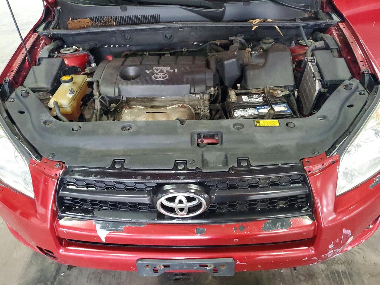 2010 Toyota Rav4 Base Burgundy vin: 2T3KF4DV6AW040875