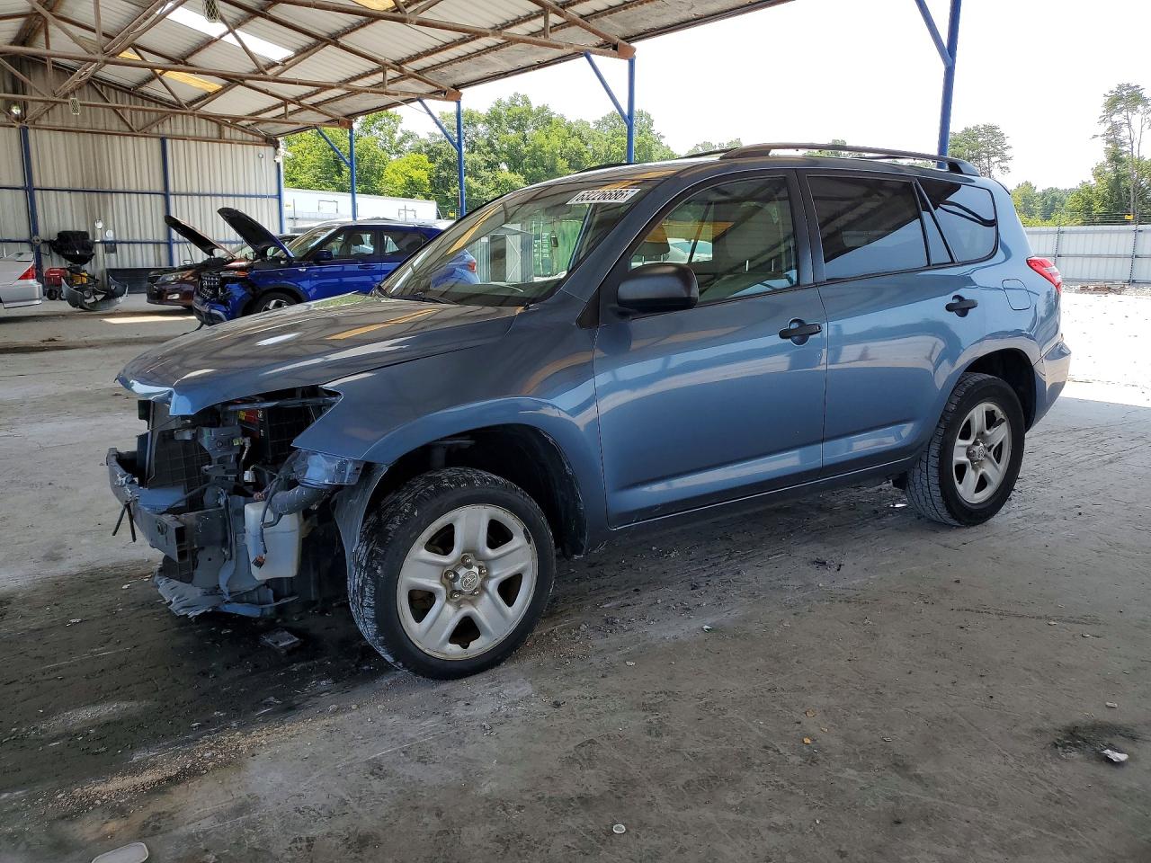2011 Toyota Rav4 Base Синий vin: 2T3KF4DV6BW079922