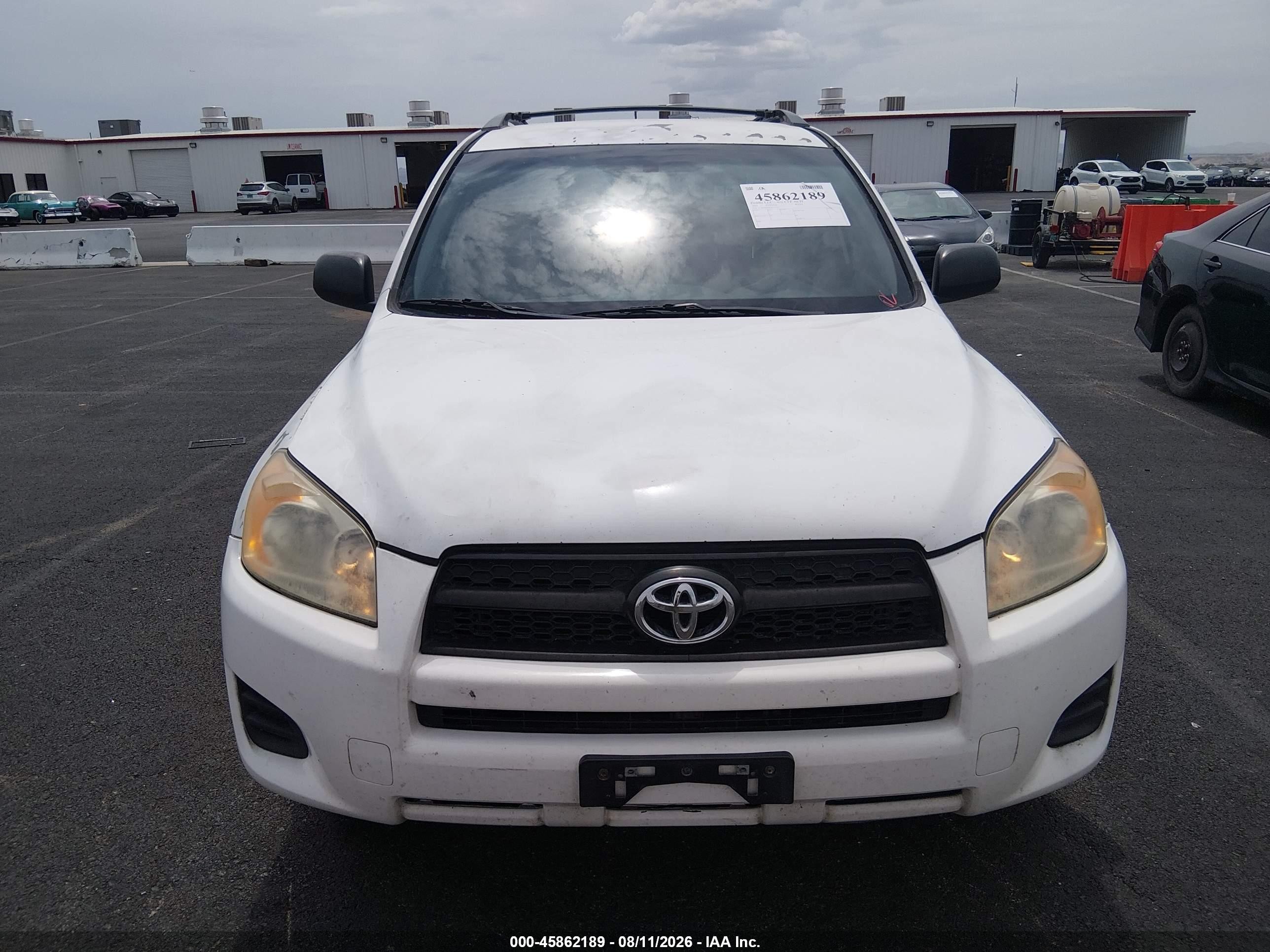 2012 Toyota Rav4   White vin: 2T3KF4DV6CW124519