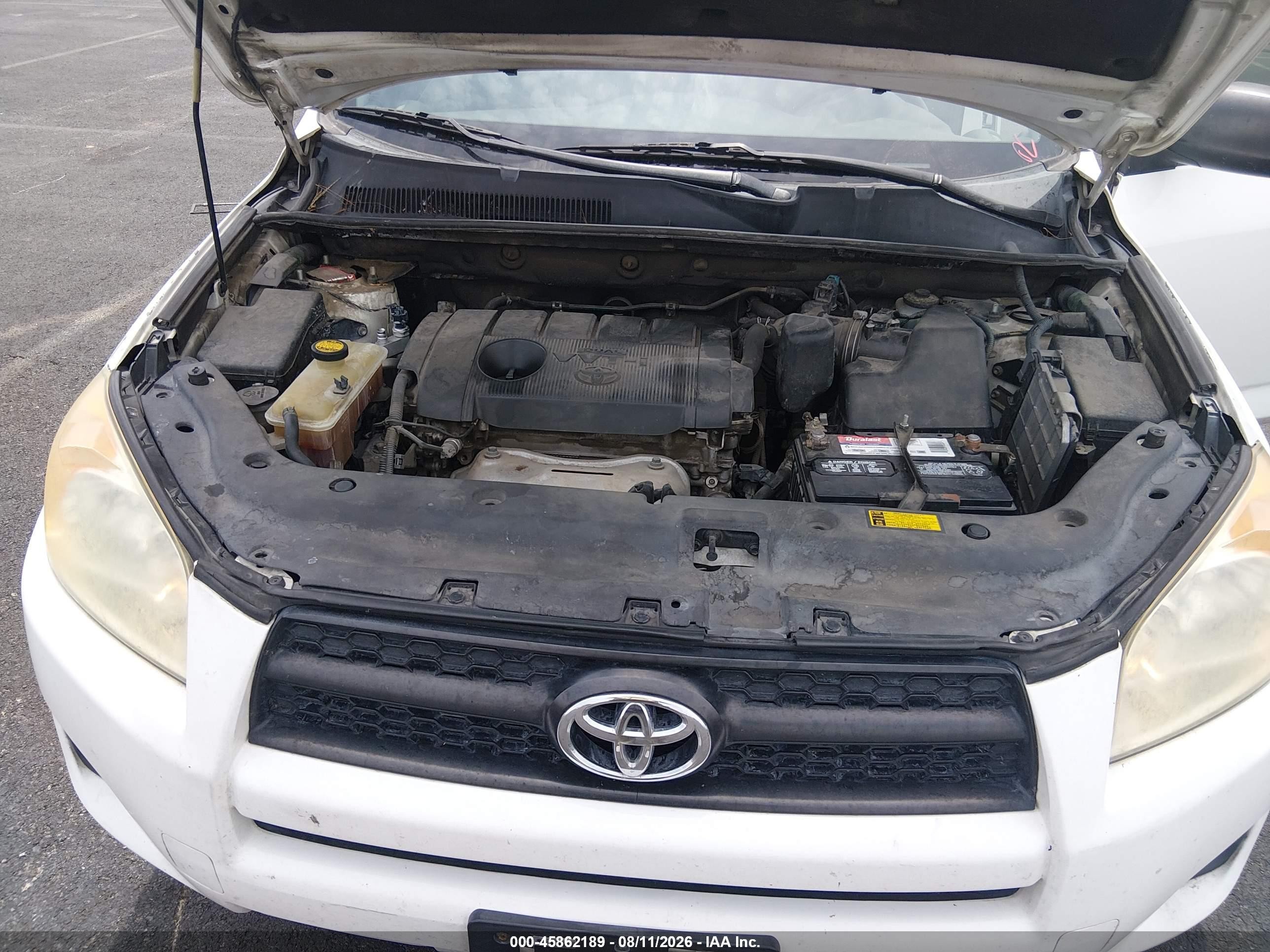 2012 Toyota Rav4   White vin: 2T3KF4DV6CW124519