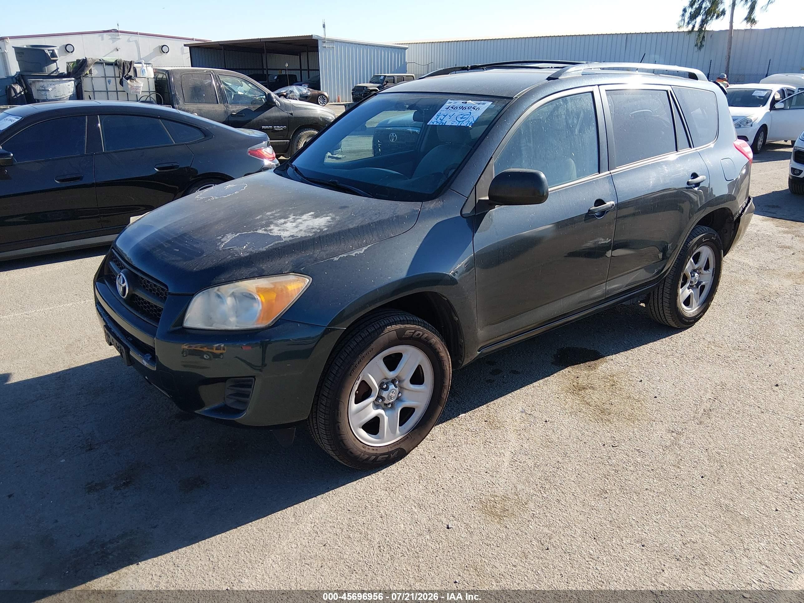 2012 Toyota Rav4   Green vin: 2T3KF4DV7CW124352