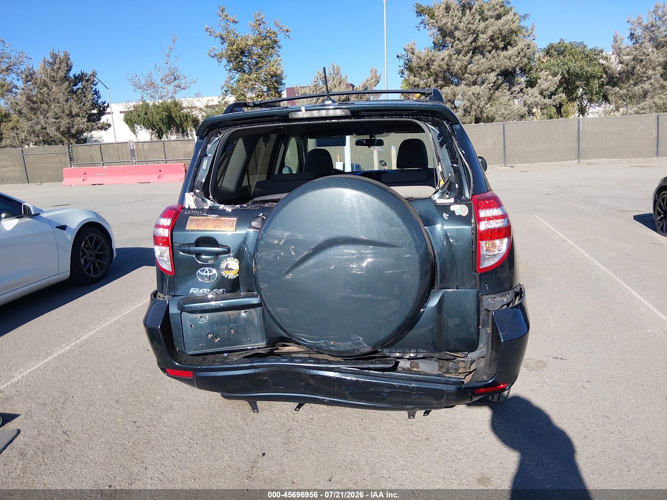 2012 Toyota Rav4   Green vin: 2T3KF4DV7CW124352