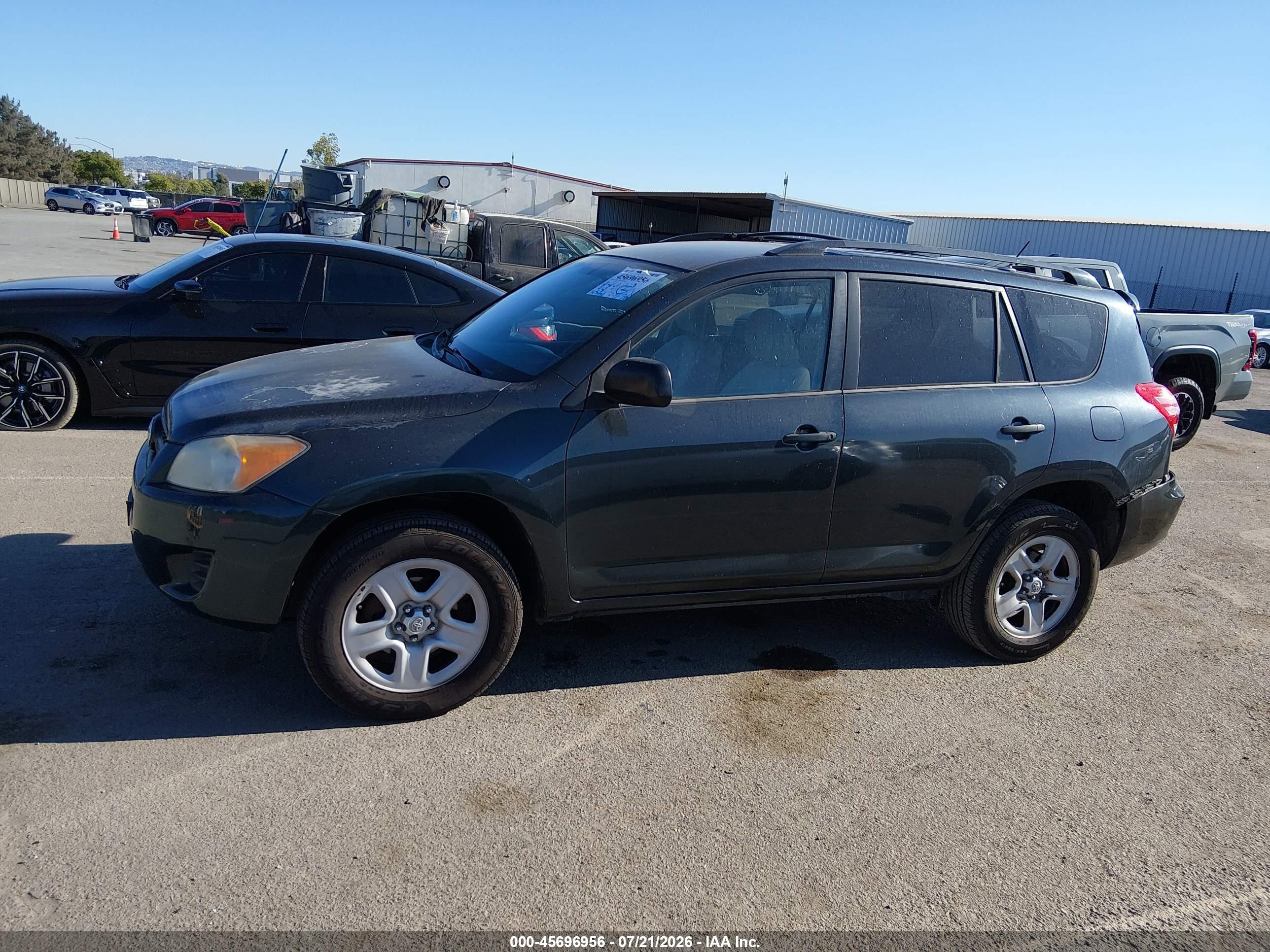 2012 Toyota Rav4   Green vin: 2T3KF4DV7CW124352