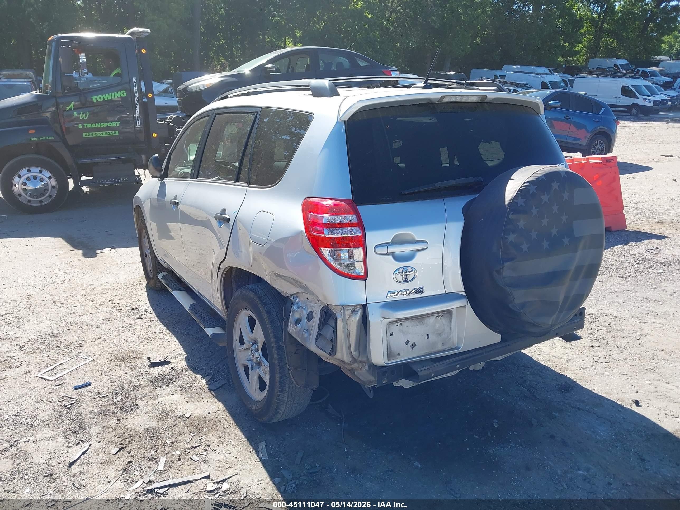 2012 Toyota Rav4   Silver vin: 2T3KF4DV7CW141362
