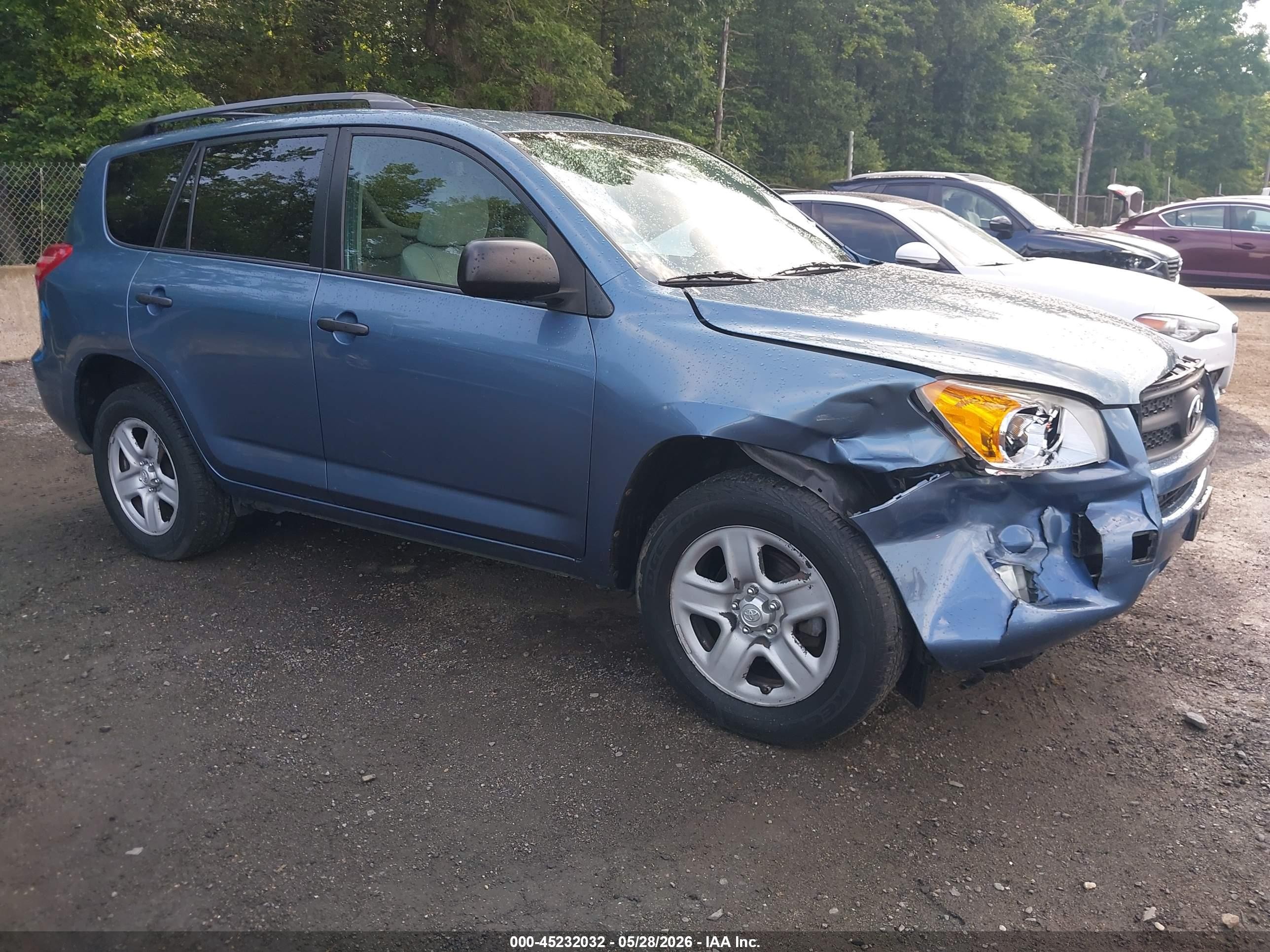 2010 Toyota Rav4   Blue vin: 2T3KF4DV8AW026167