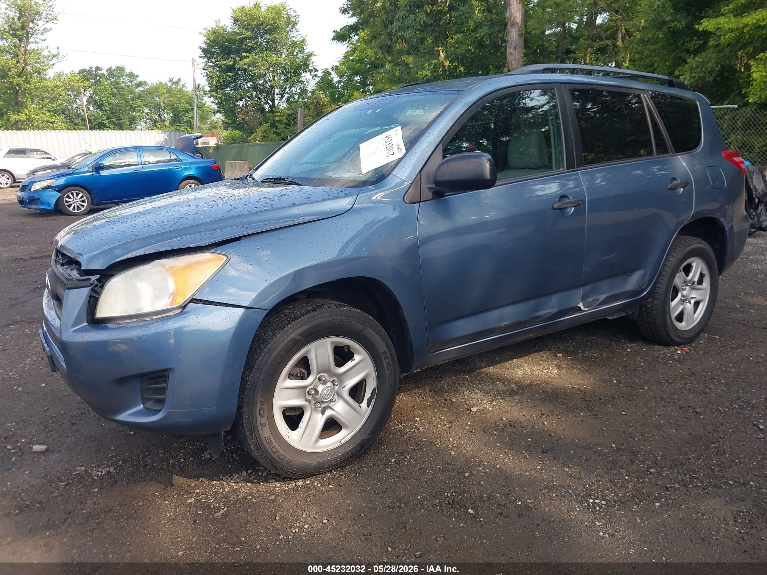 2010 Toyota Rav4   Blue vin: 2T3KF4DV8AW026167