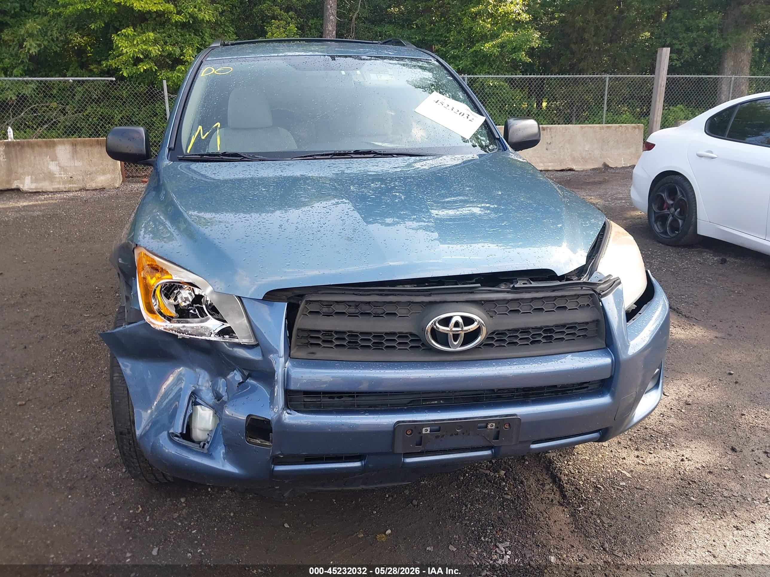 2010 Toyota Rav4   Blue vin: 2T3KF4DV8AW026167