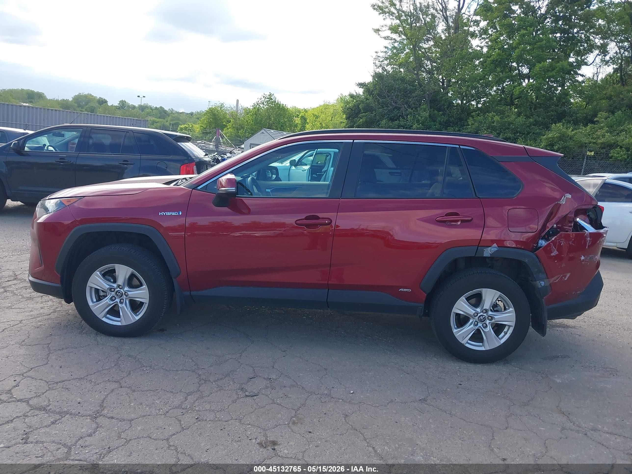 2019 Toyota Rav4 Hybrid Le Red vin: 2T3MWRFV1KW033062