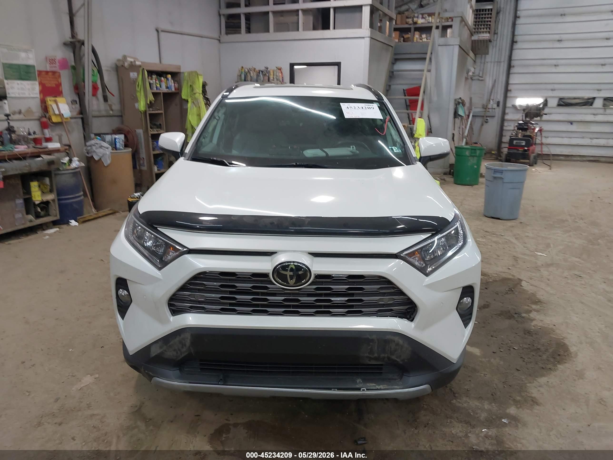 2019 Toyota Rav4 Limited White vin: 2T3N1RFV1KC037293