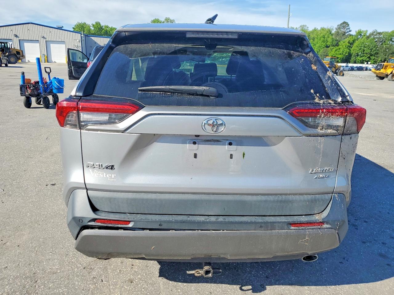 2019 Toyota Rav4 Limited Silver vin: 2T3N1RFV3KC057545