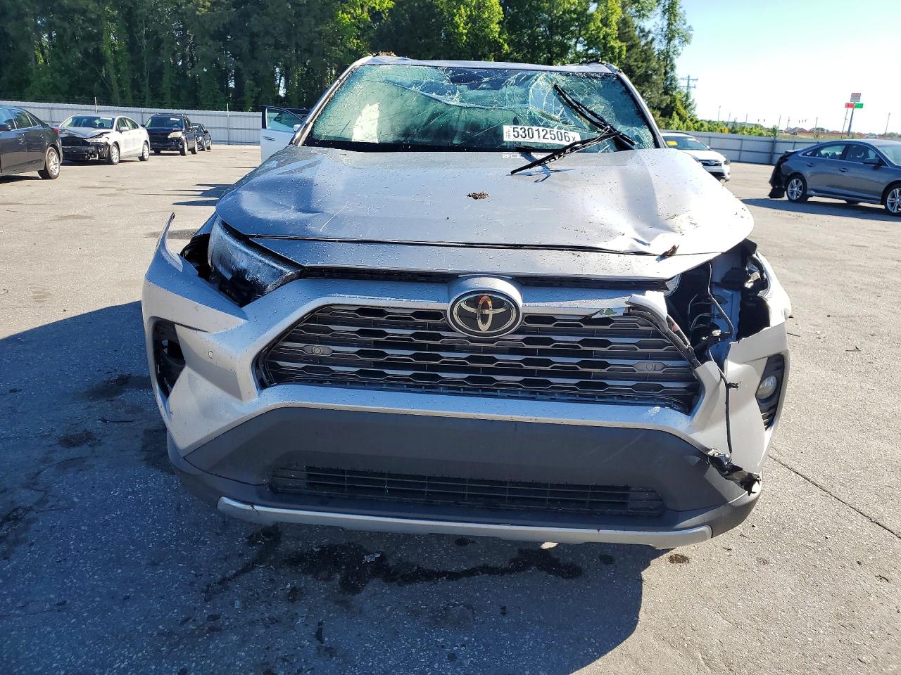 2019 Toyota Rav4 Limited Silver vin: 2T3N1RFV3KC057545