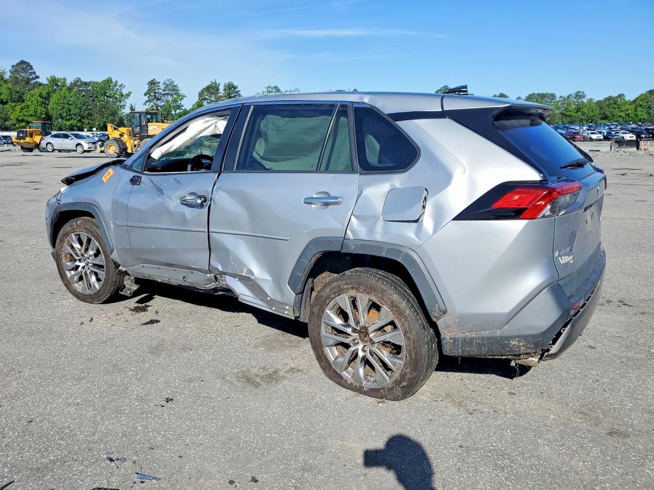 2019 Toyota Rav4 Limited Silver vin: 2T3N1RFV3KC057545