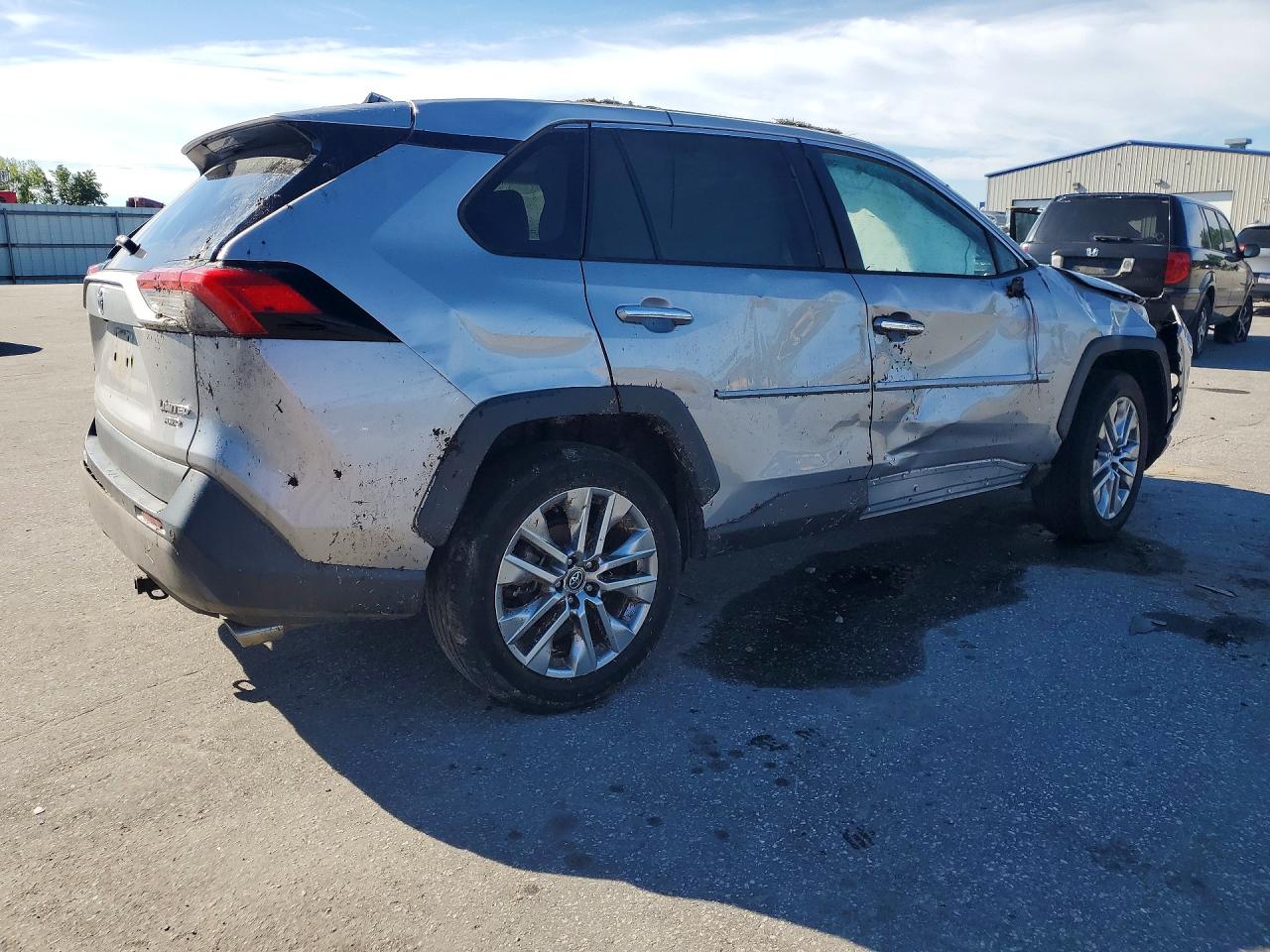 2019 Toyota Rav4 Limited Silver vin: 2T3N1RFV3KC057545