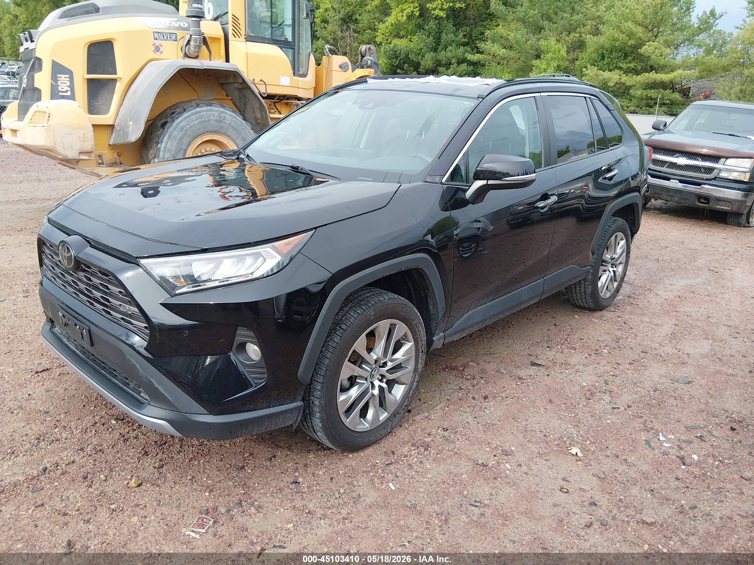 2019 Toyota Rav4 Limited Black vin: 2T3N1RFV3KW081777