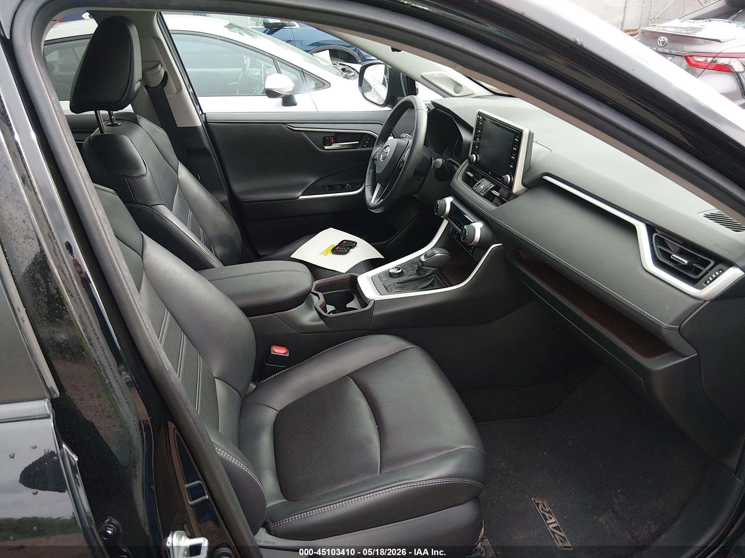 2019 Toyota Rav4 Limited Black vin: 2T3N1RFV3KW081777