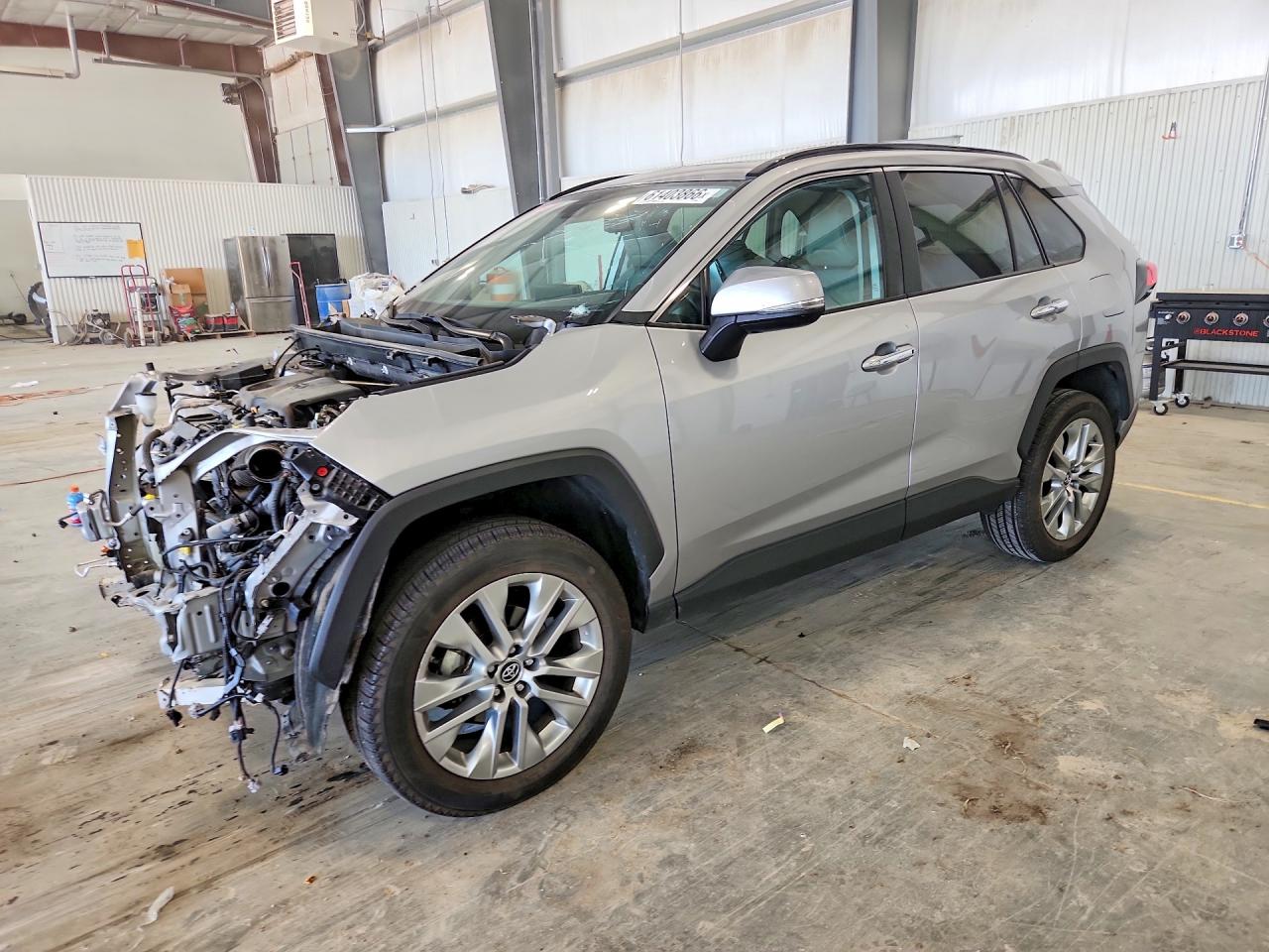 2019 Toyota Rav4 Limited Silver vin: 2T3N1RFV5KC028659
