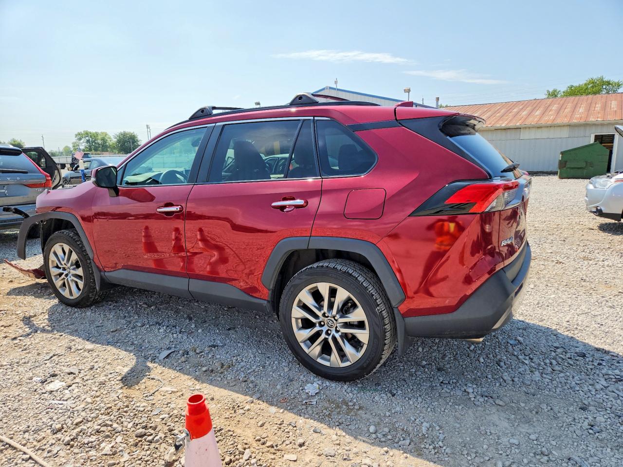2021 Toyota Rav4 Limited Red vin: 2T3N1RFV6MC143841